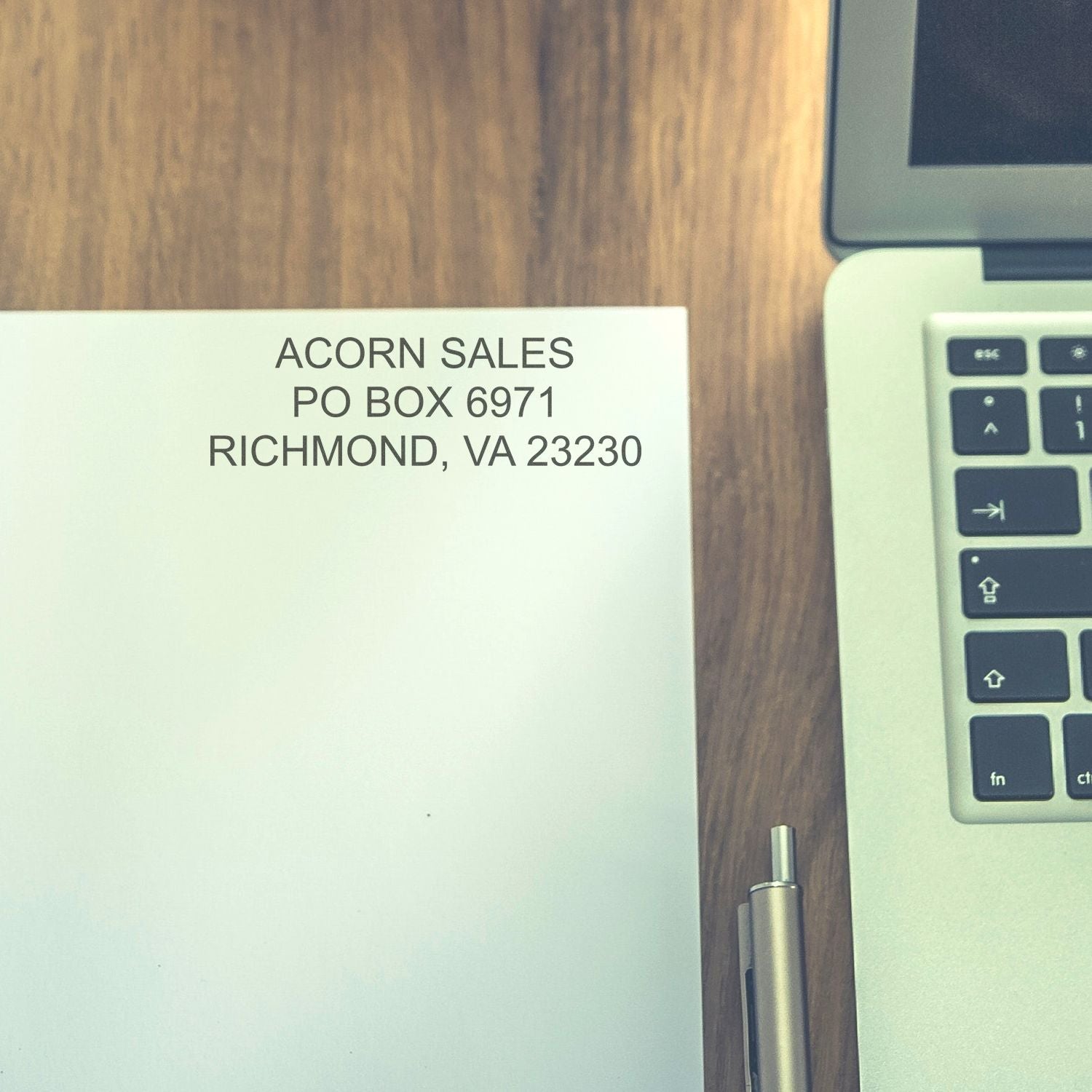 3 Line Address Stamp Regular Rubber Stamp Ads 1 In Use 3