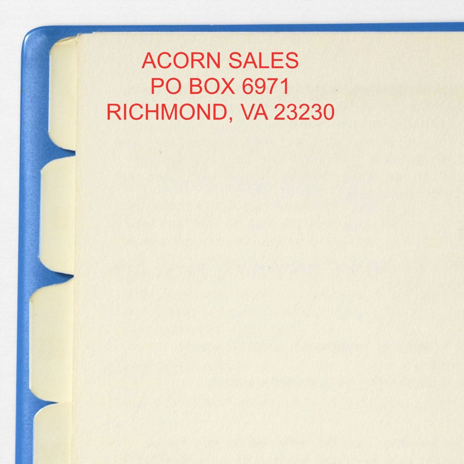 3 Line Address Stamp Regular Rubber Stamp Ads 1 In Use 5
