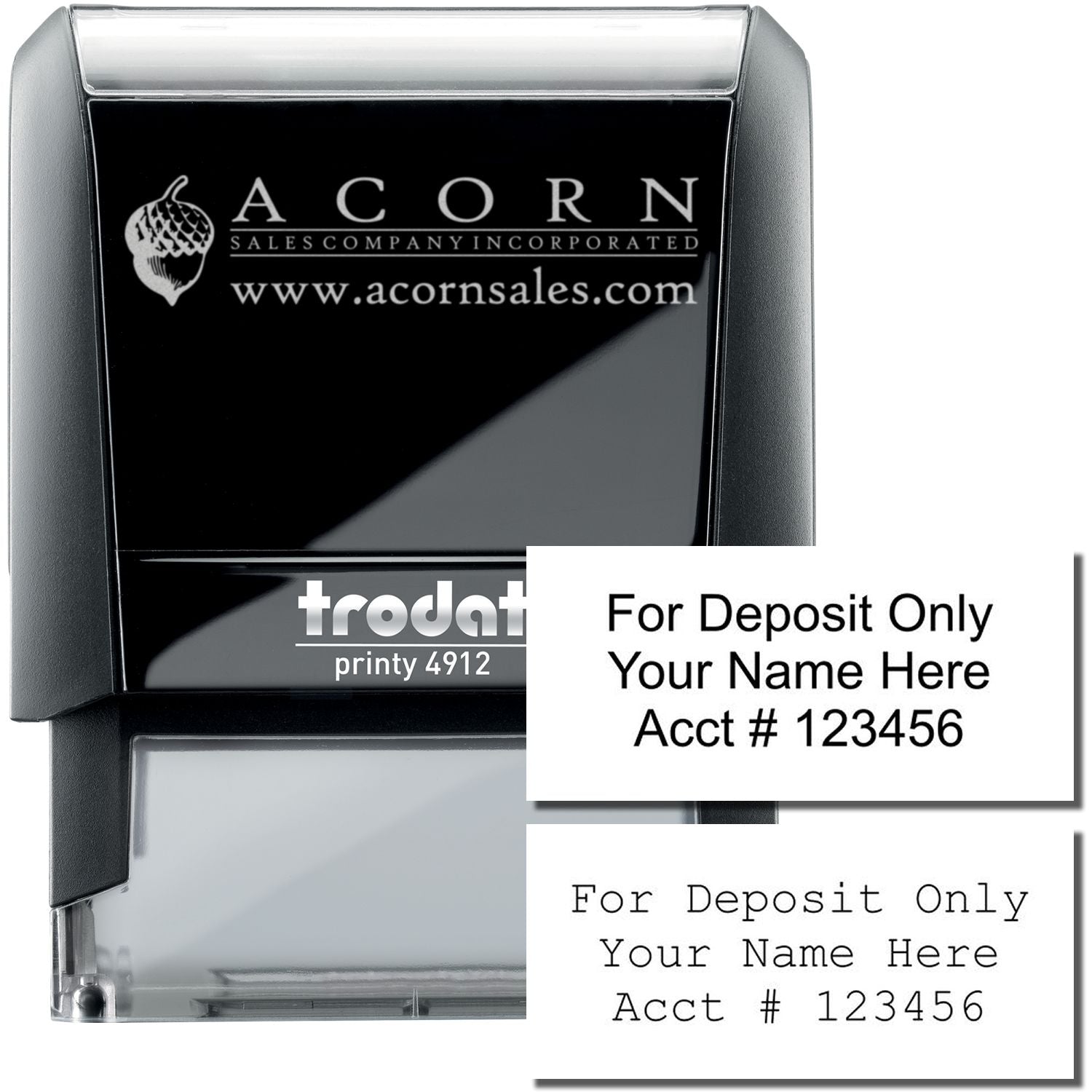 3 Line Self-Inking Check Endorsement Stamp Main Image