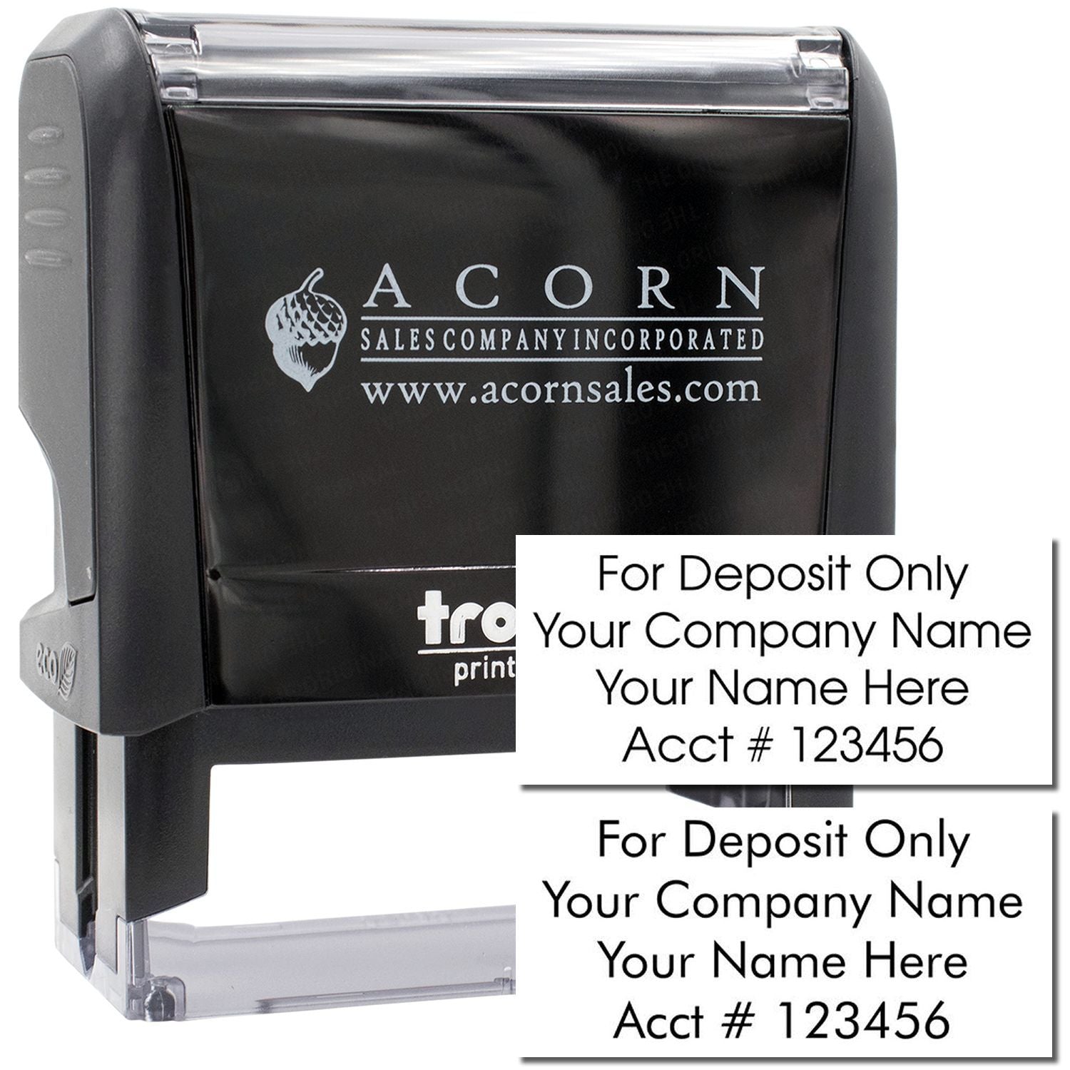 4 Line Self-Inking Check Endorsement Stamp Main Image