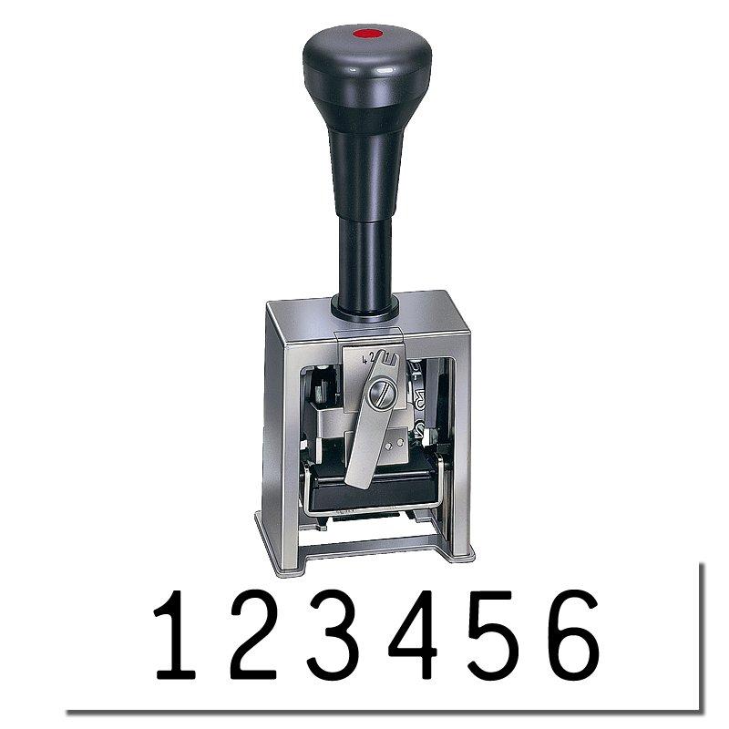 6 Wheel Number Stamping Machine Model 317