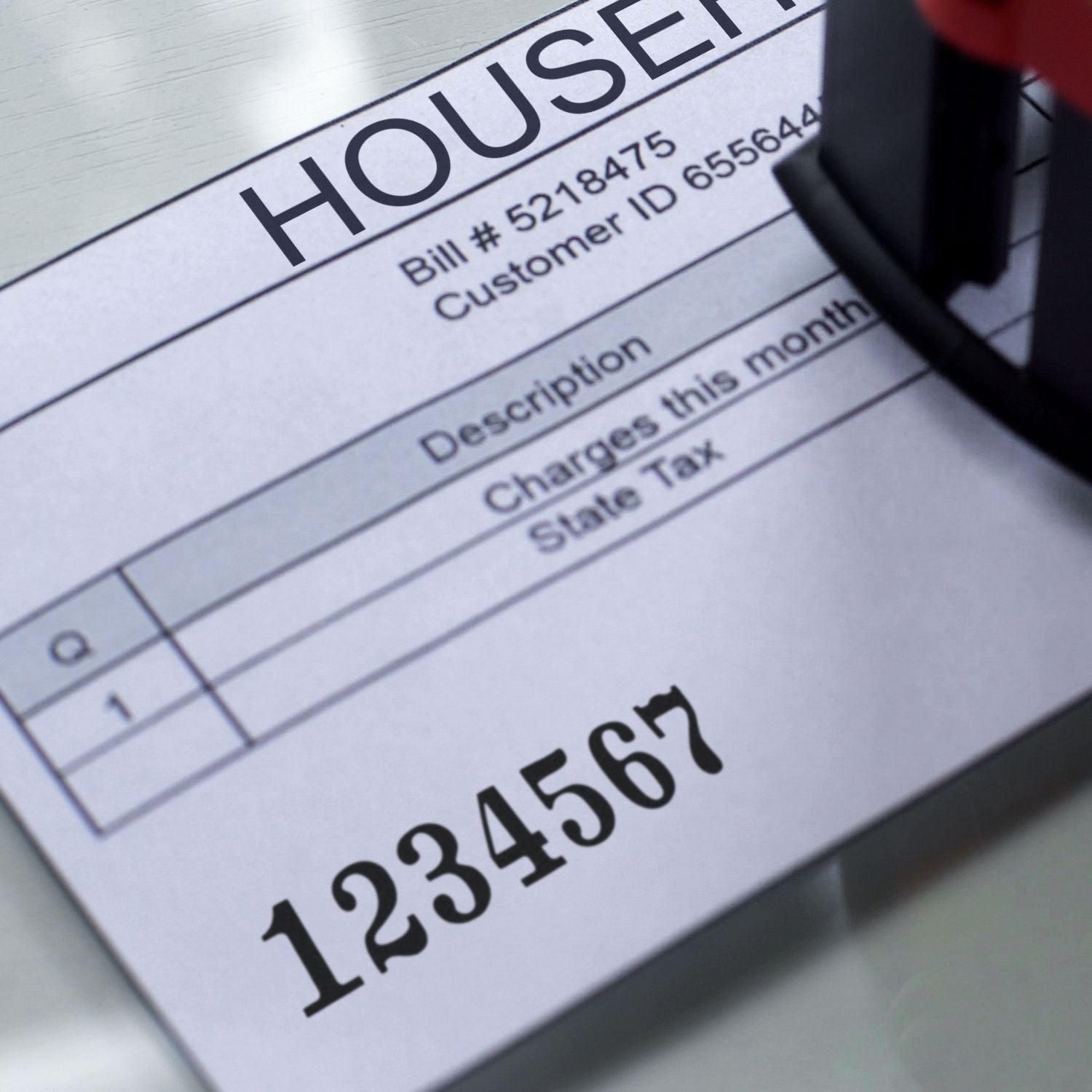 7 Wheel Numbering Stamp Machine Model 318 In Use 1