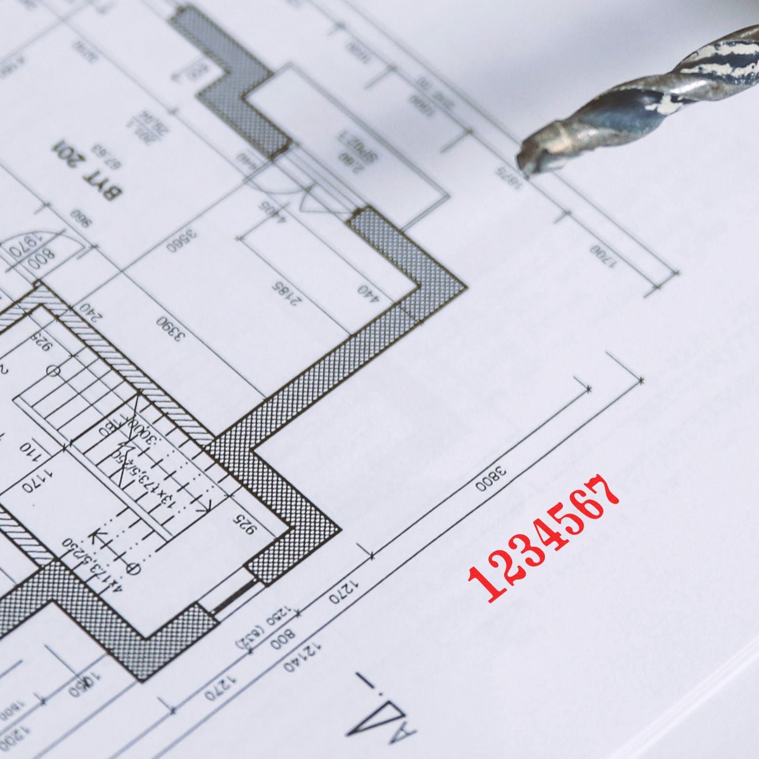 7 Wheel Numbering Stamp Machine Model 318 In Use 2