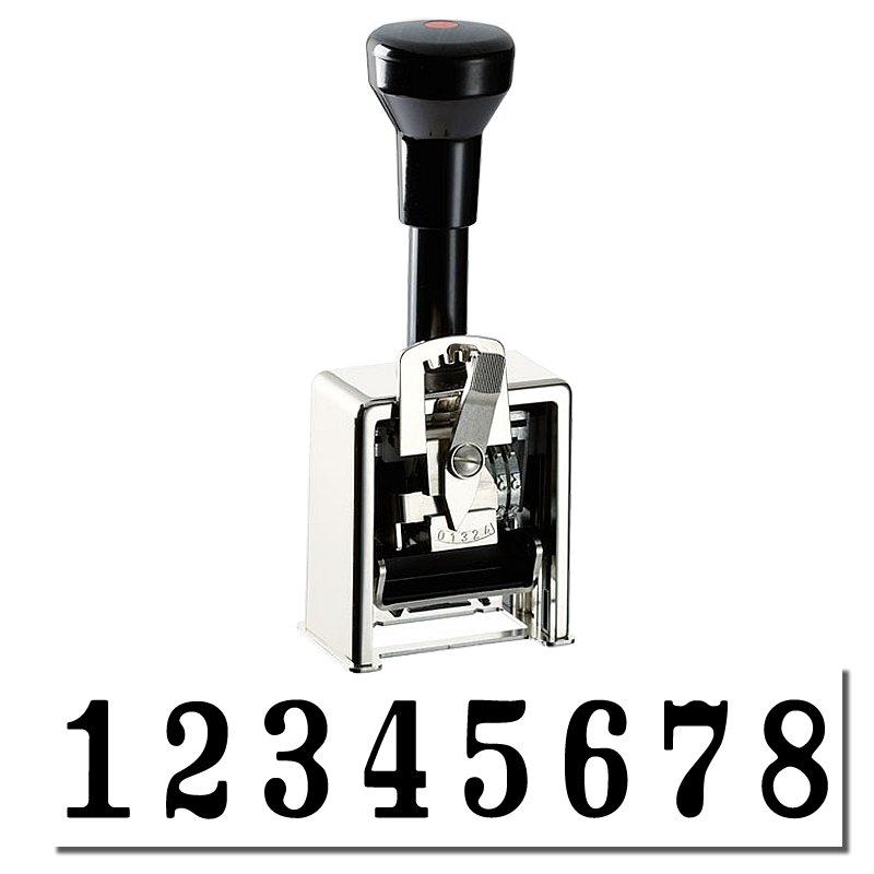 Autonumber Stamper Model 320 8 Wheel Auto Numbering Stamp | Stamps Online