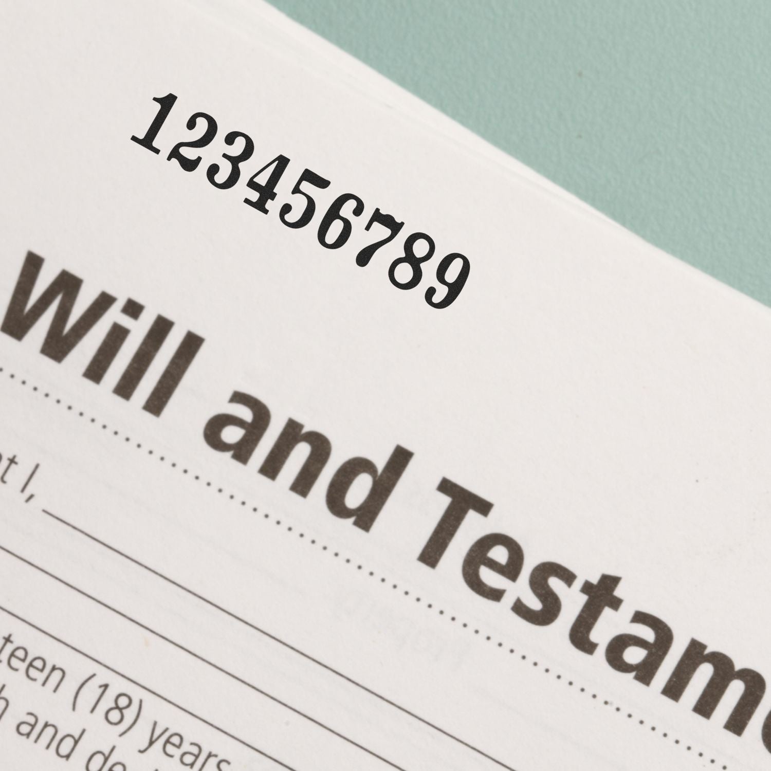9 Wheel Automatic Numbering Machine Model 18-9 In Use 1