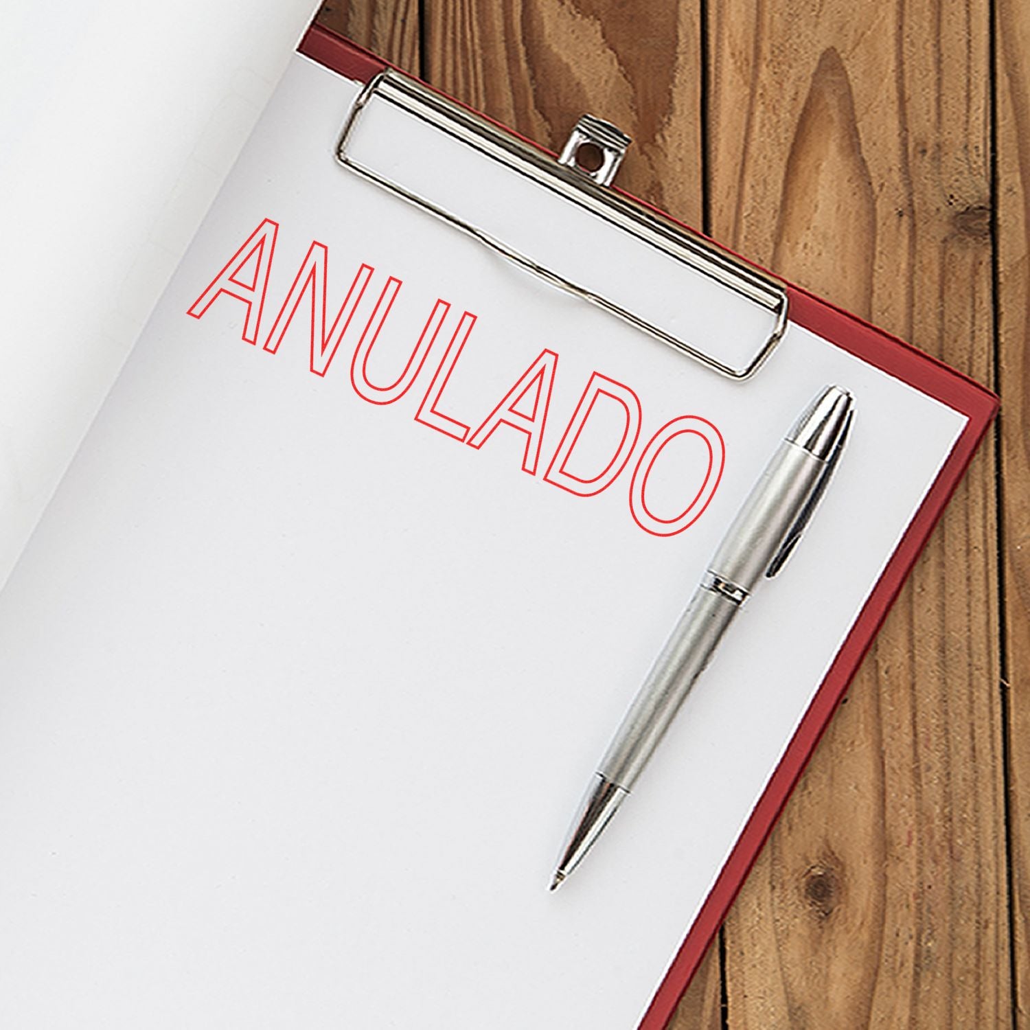 Annual Radio branded notebook with pen and binder clip, showing a personalized journal for events, meetings, and giveaways