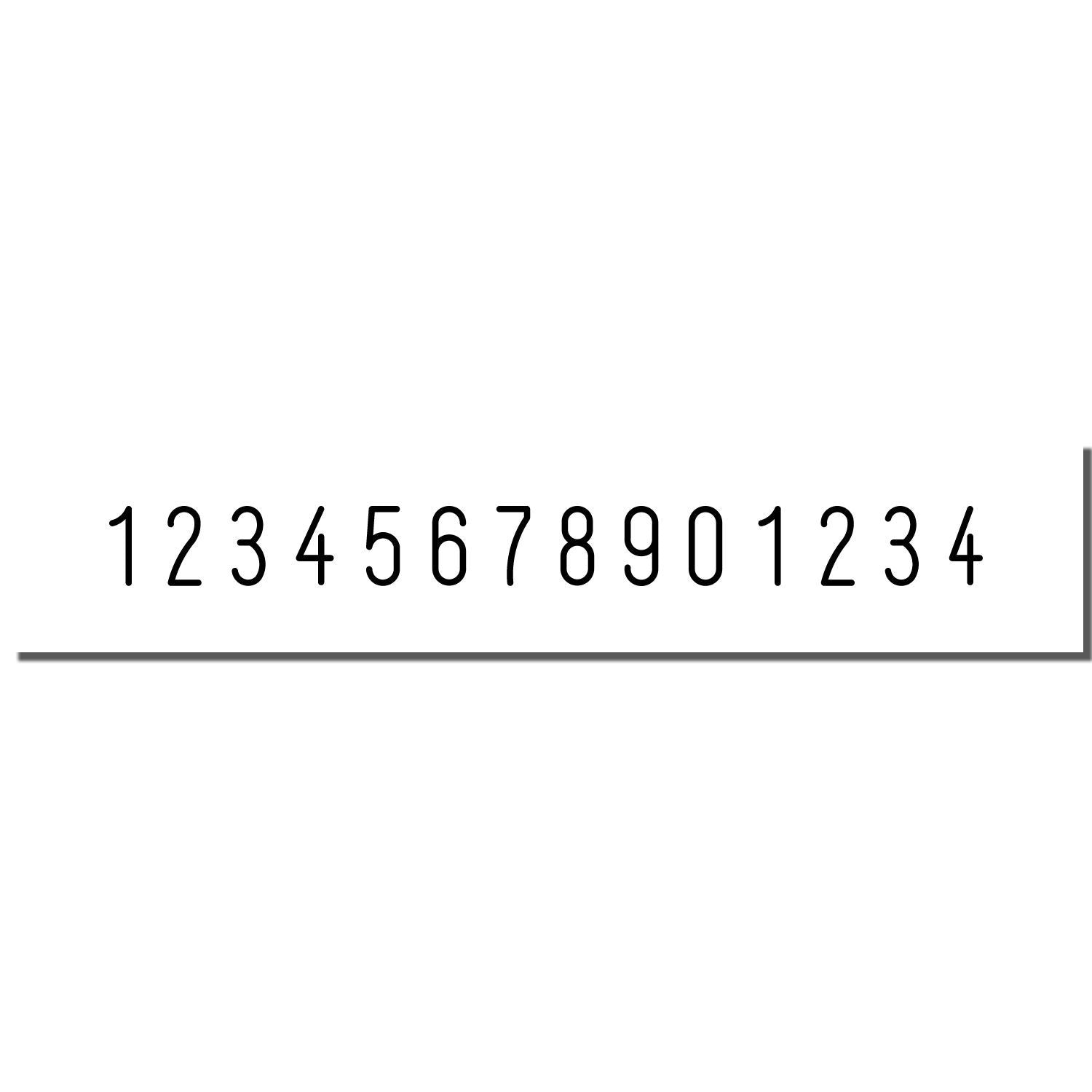Numeric product code 1234567891234 displayed on a label for inventory tracking and identification.