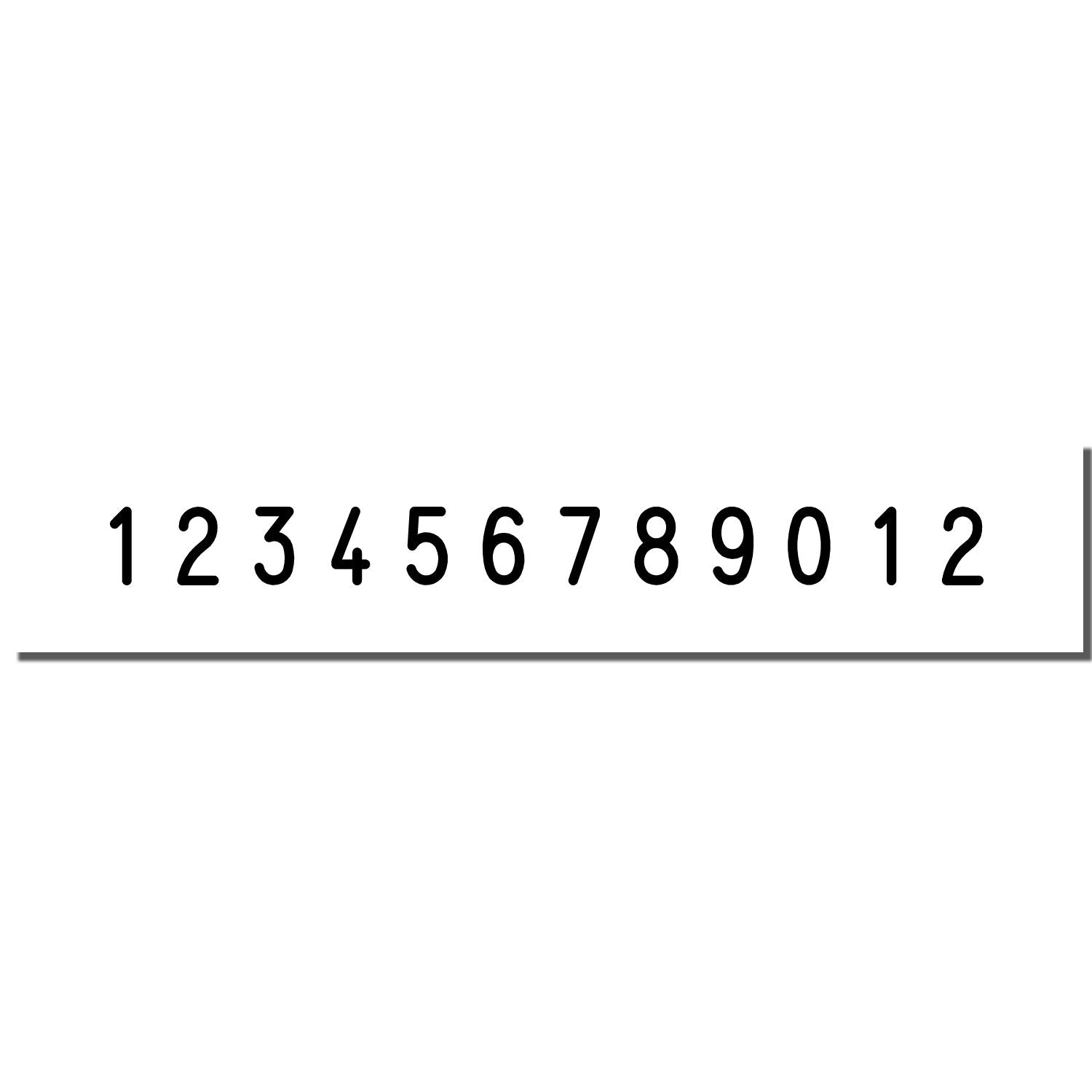 Twelve-digit number sequence 123456789012 displayed on a white background for identification purposes