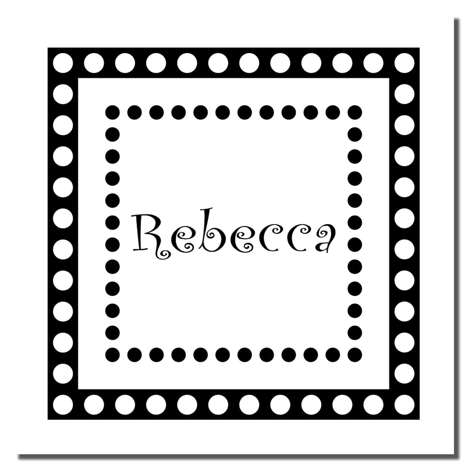 Film frame border graphic with the word Bobbeca in decorative typography, logo-style branding on a white background.
