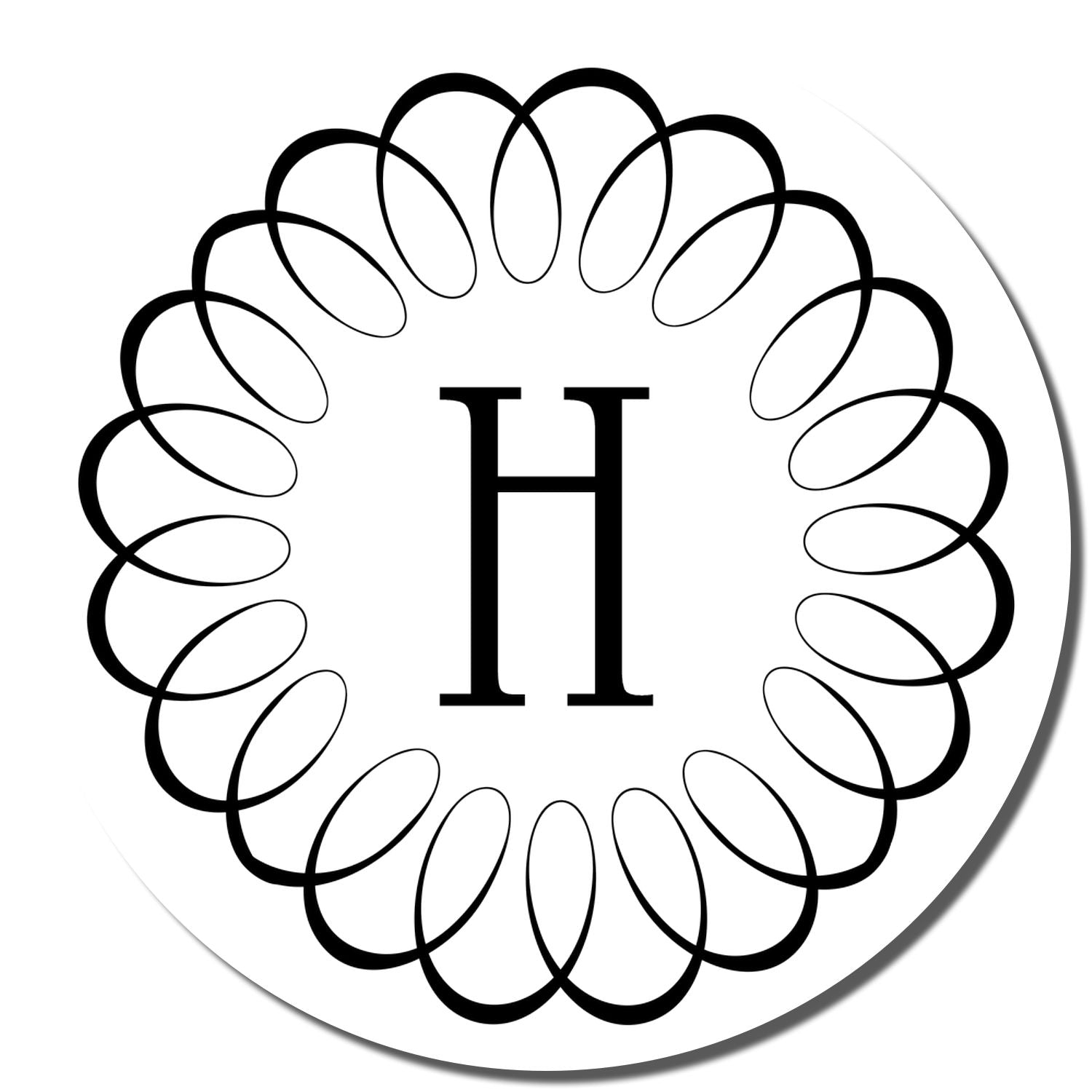 Paw print alphabet letter H logo icon for pet branding and dog cat daycare services