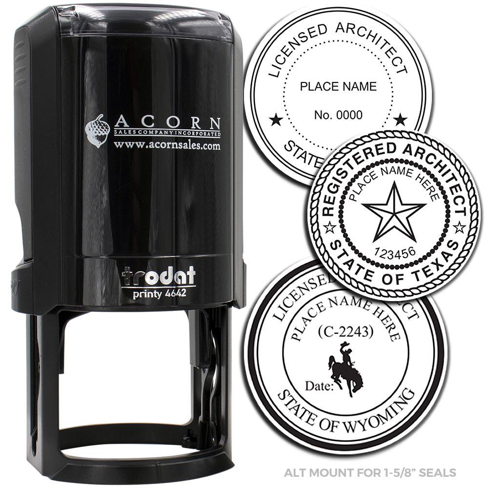 architect self inking rubber stamp of seal 3006arc main image alt 1