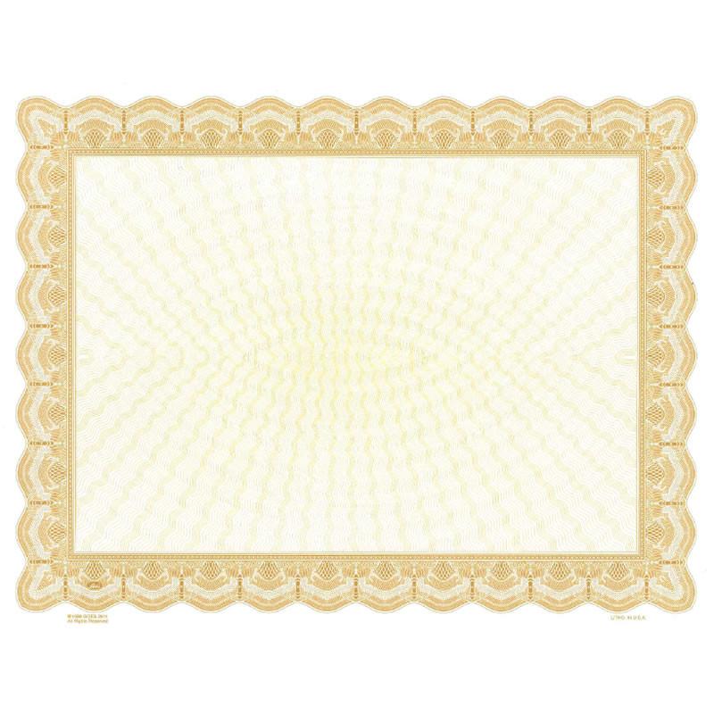 Goes 3911 Blank Printable Certificate Main Picture