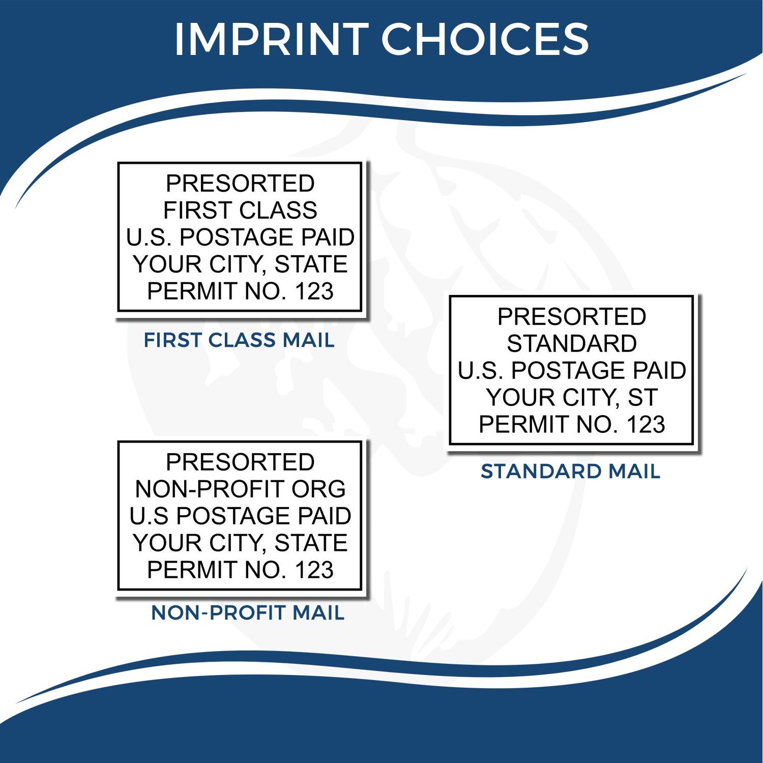 Bulk Mail Stamp Options