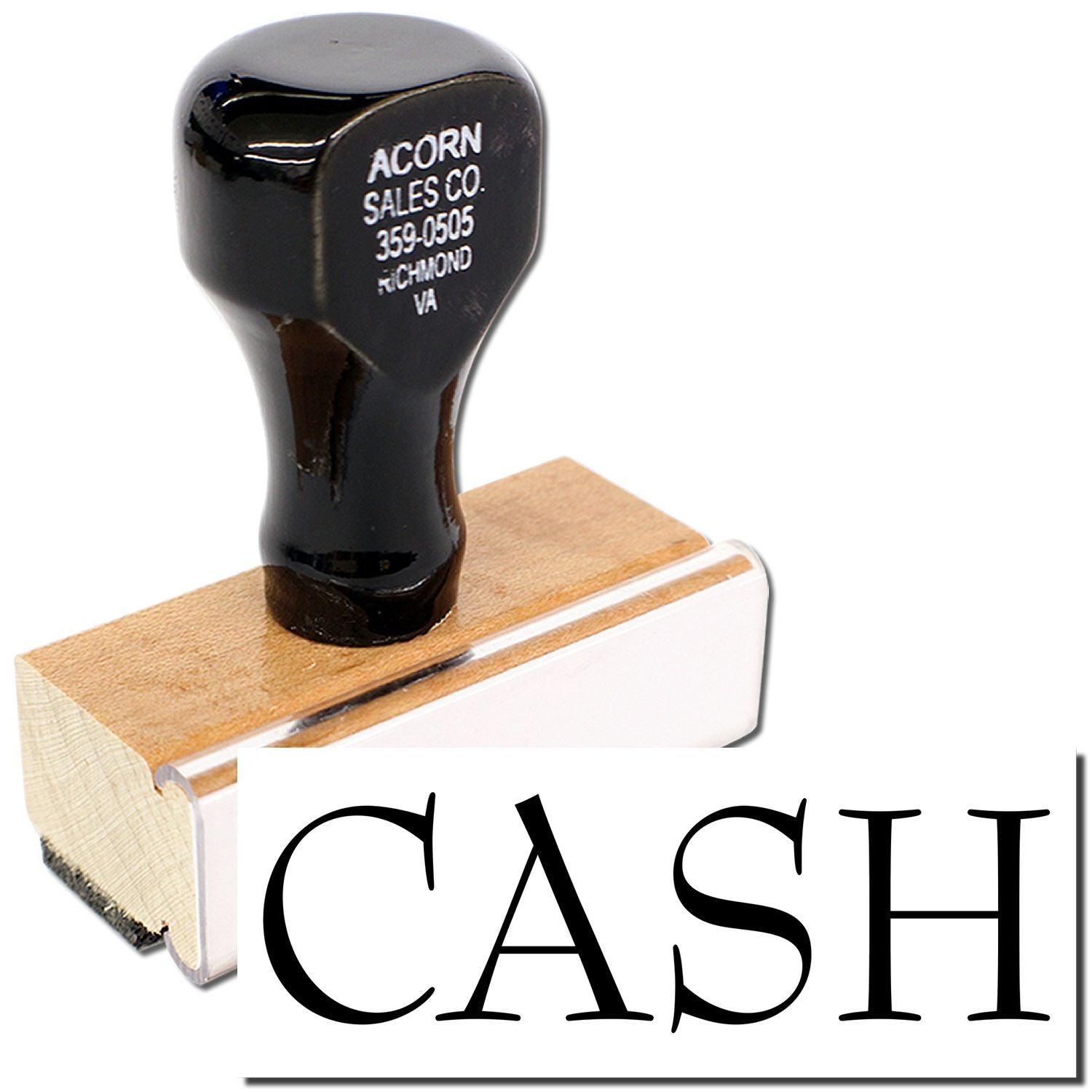 Vintage Acorn Sales Co. stamp with phone number 359-0505, Richmond Virginiaproduct image for historical business contact.