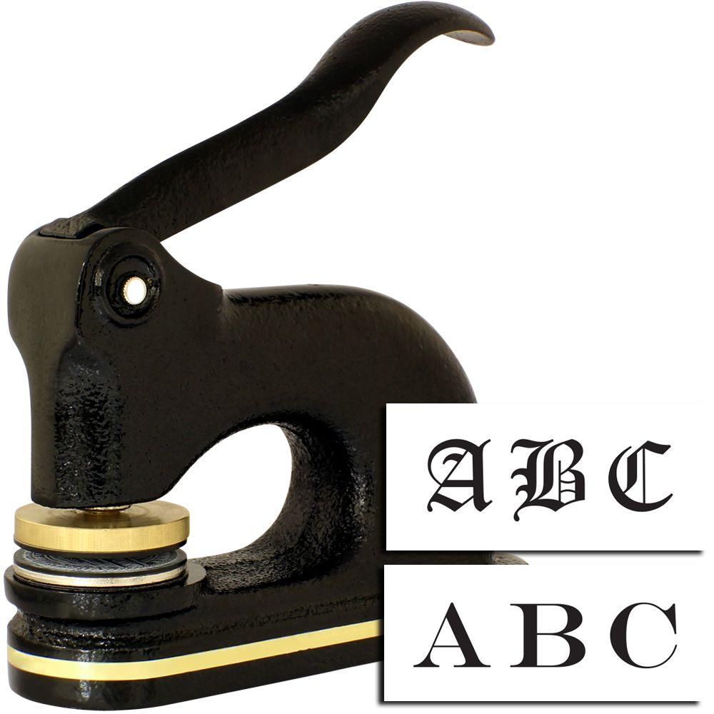 Cast Iron Monogram Embosser Main Image