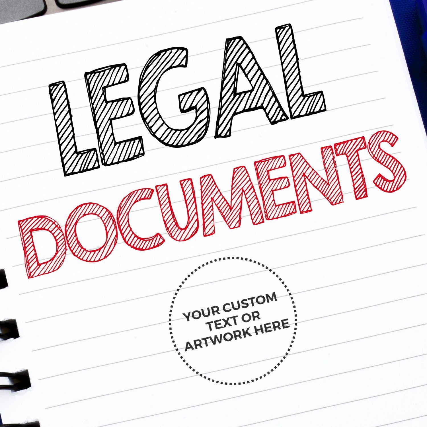 Custom Self Inking Stamp Trodat 4630 Artwork Overlay