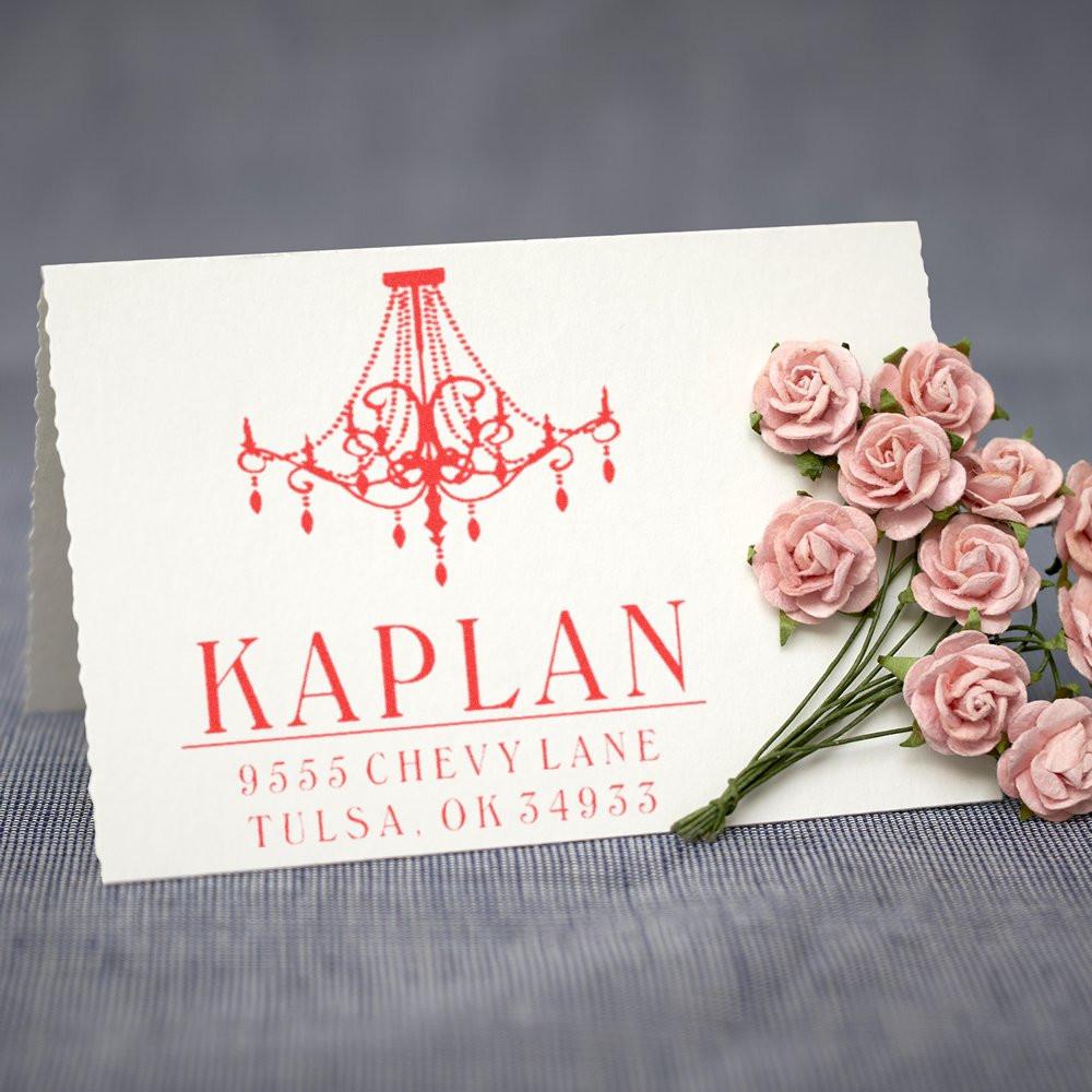 Kaplan floral business card for Tulsa, OK 74133 showing 9555 Chevy Lane address with pink roses