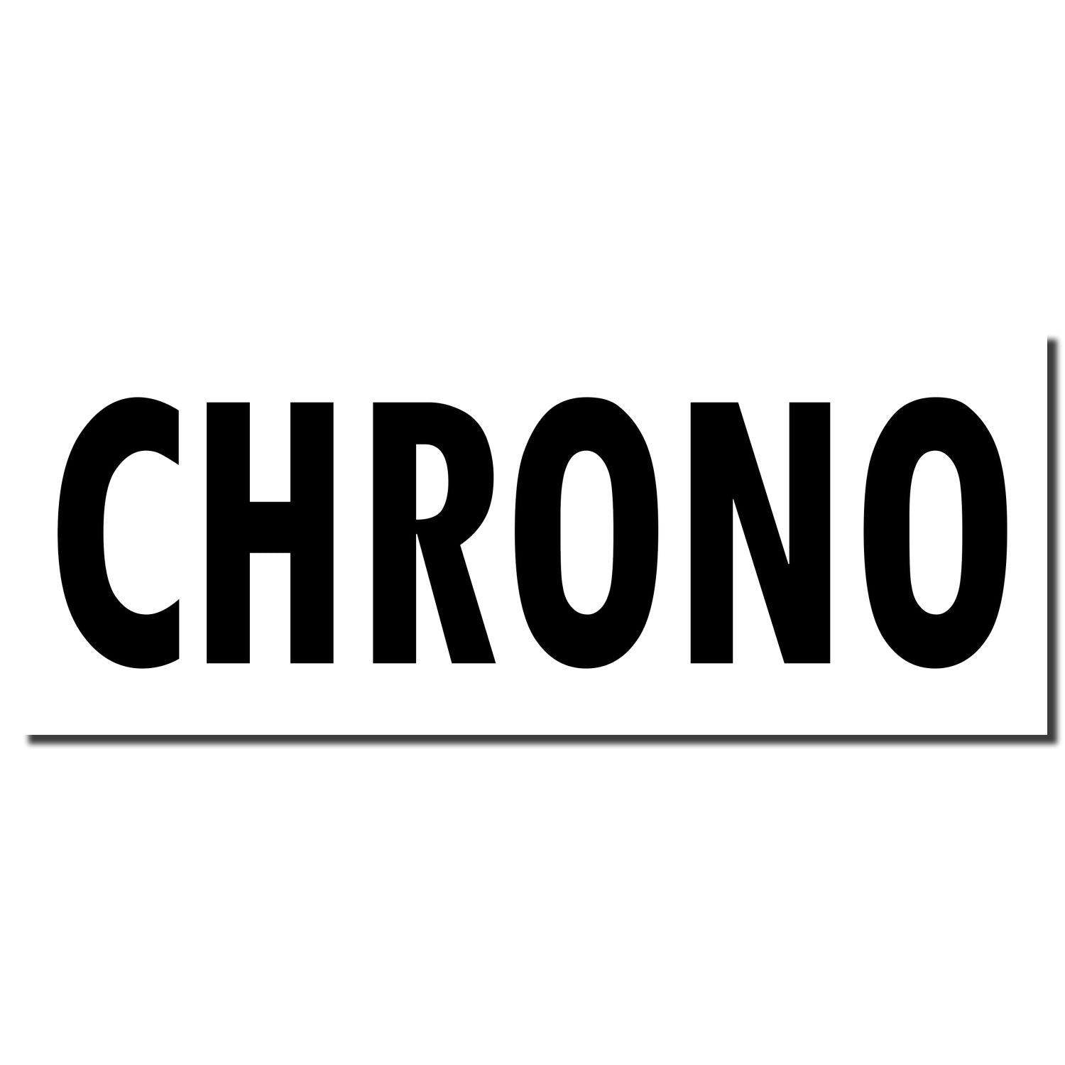 CHRONO brand logo in bold black lettering on white background, used for product identification, marketing, and online listings.
