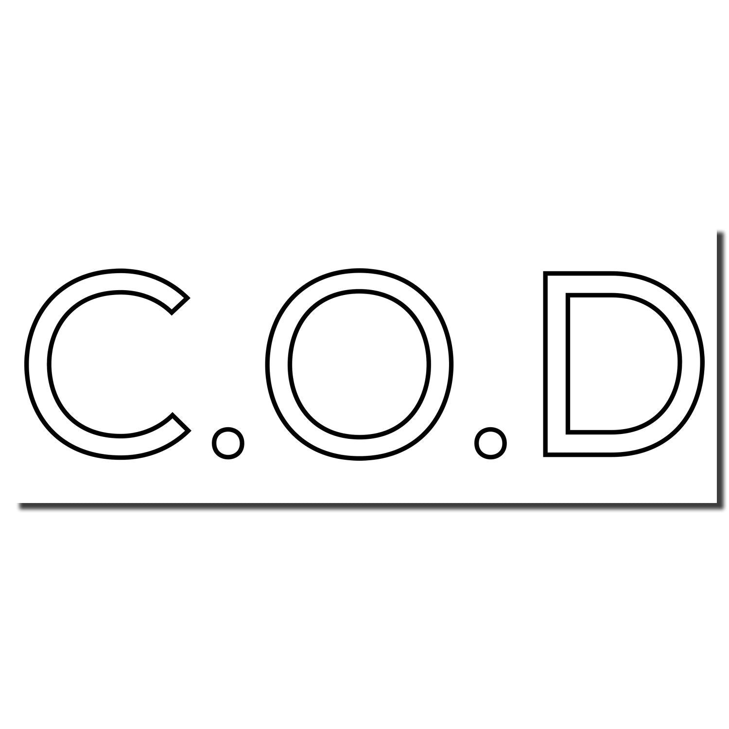 COD logo graphic with bold outlined letters C, O, and D on a white background