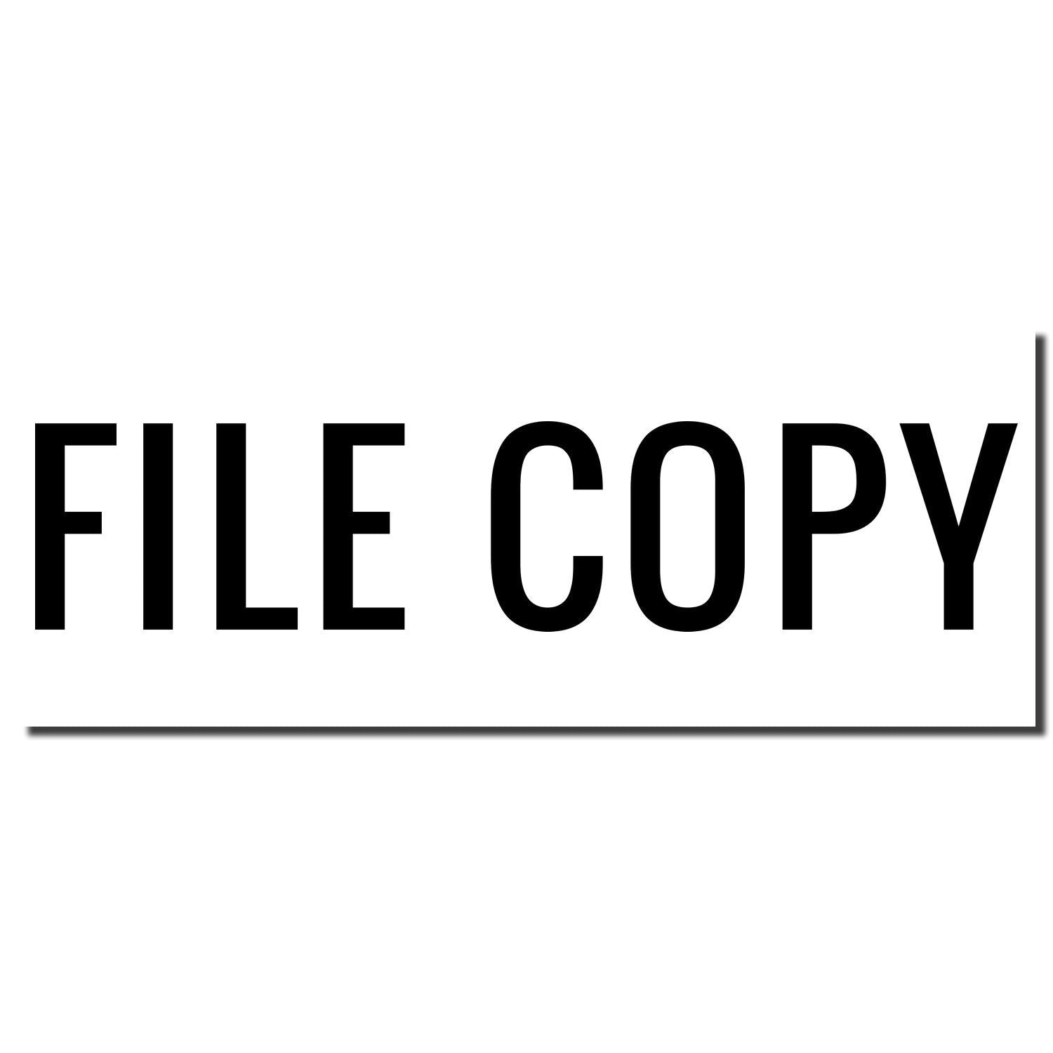 FILE COPY text logo on white background, indicating a duplicate document file copy action for file management workflows.