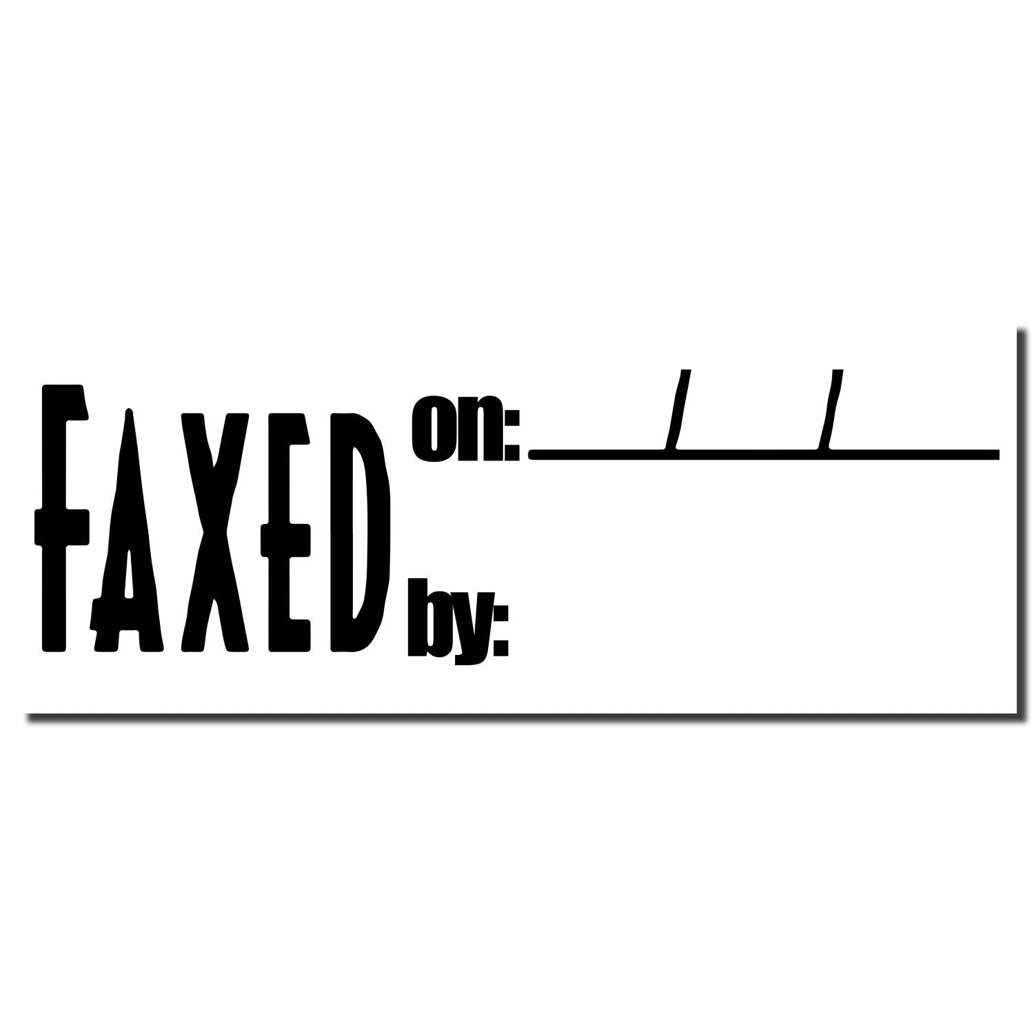 Black and white Taxed on and by fill-in label template on white background
