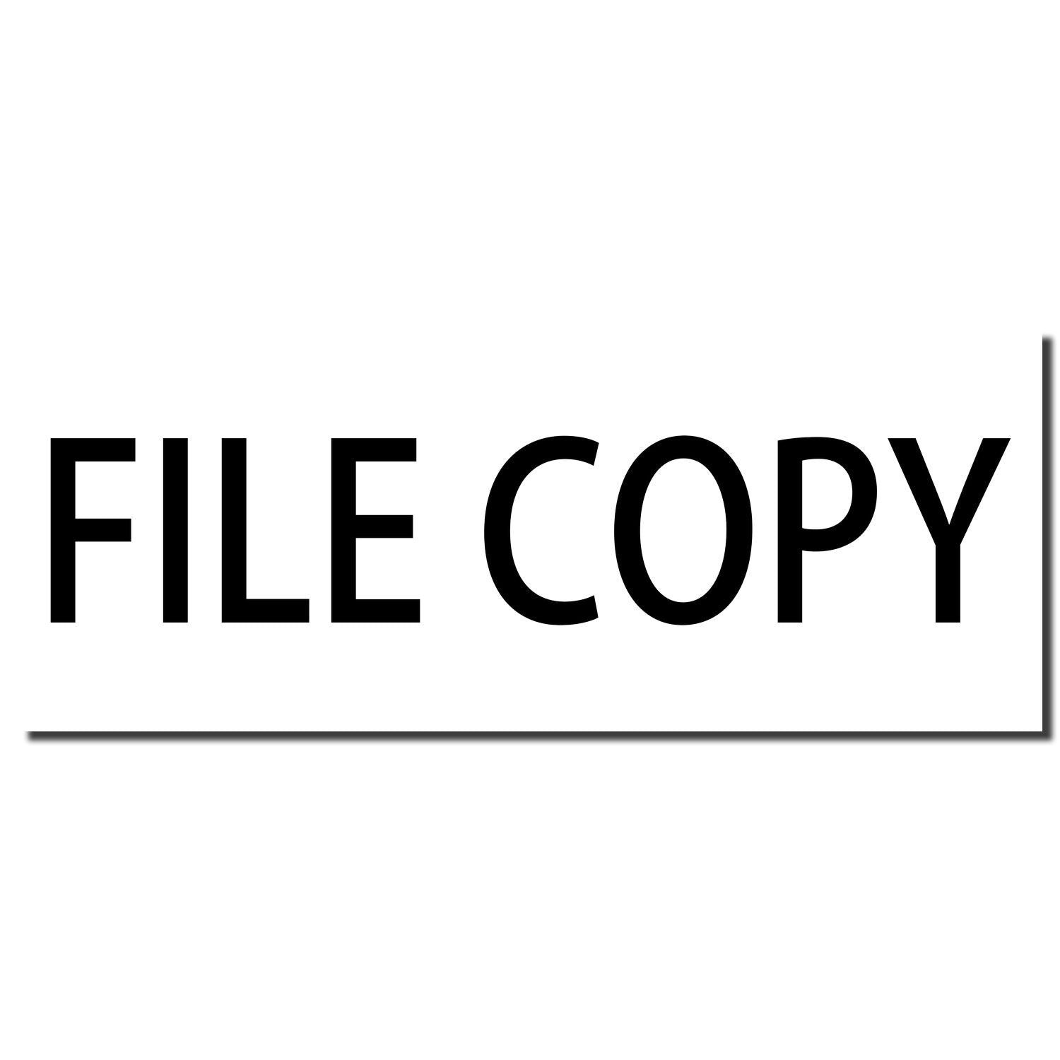 FILE COPY text label graphic for documents, indicating copy status and file transfer or duplication branding.
