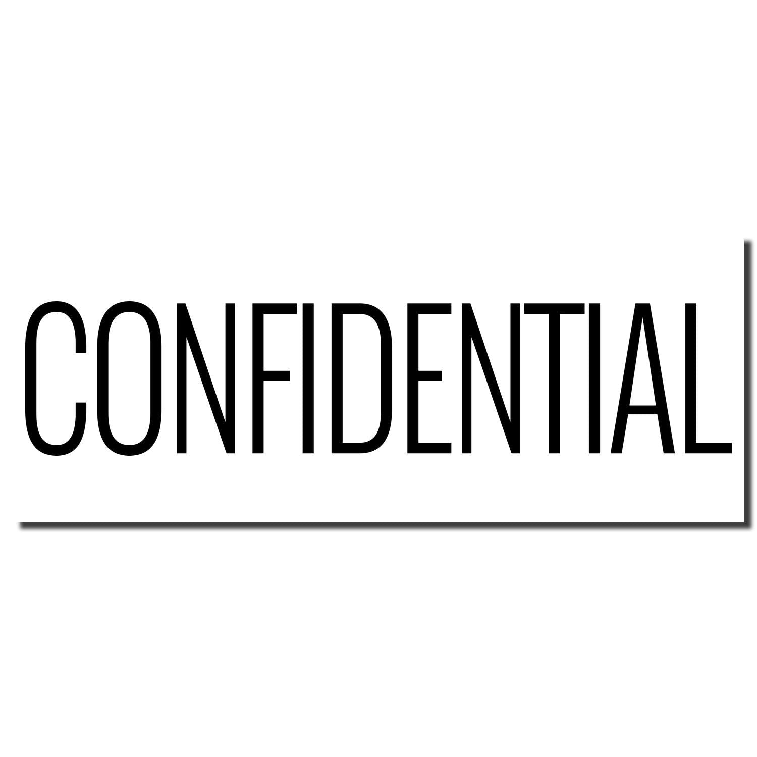 Bold Confidential text on a white background, representing a private or restricted document.