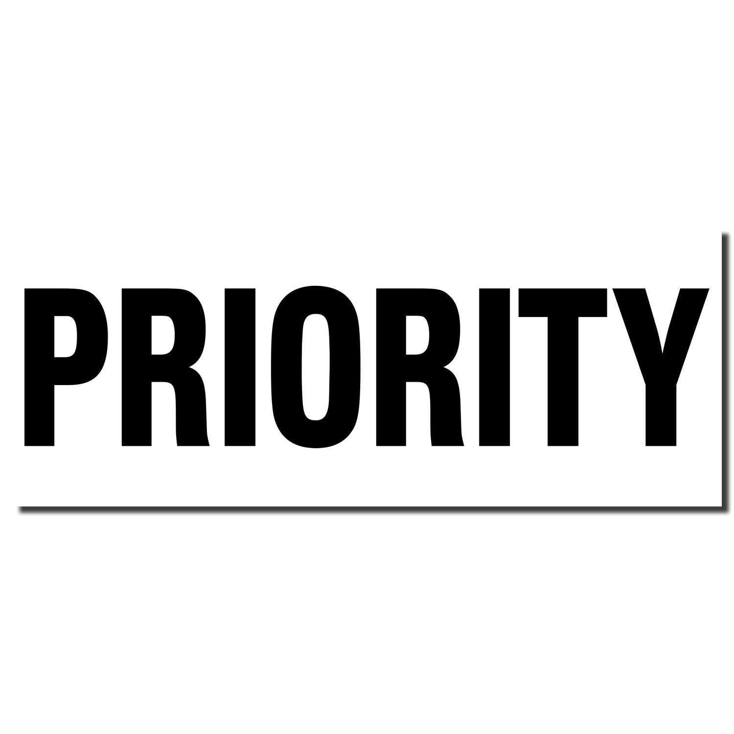 Bold black PRIORITY text on a white background, representing importance, focus, and task prioritization.