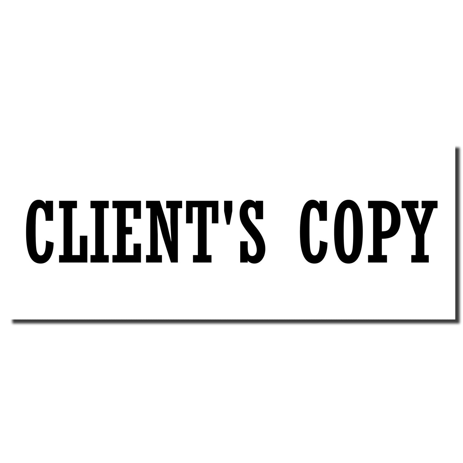 Clen's Copy typographic logo with bold black text on white background for branding and printing services.