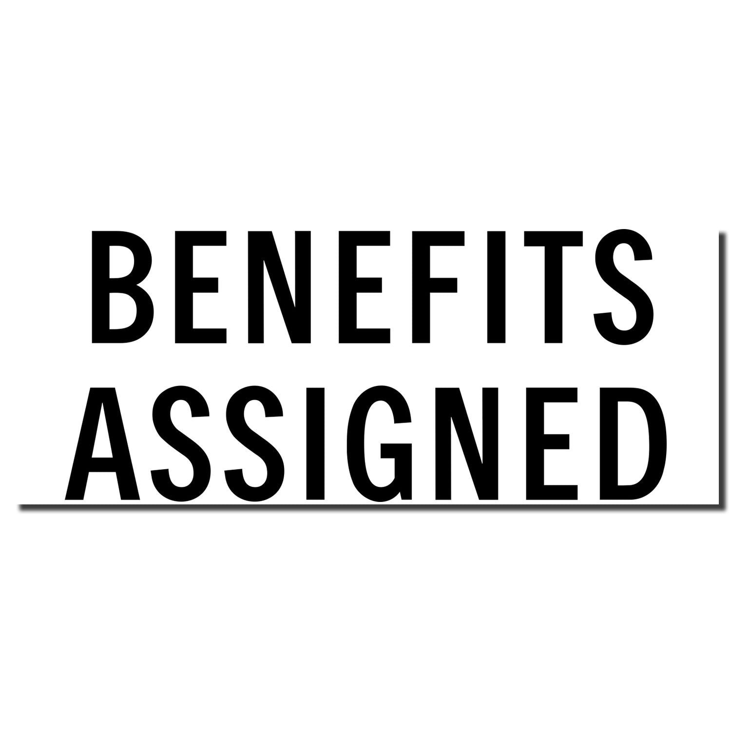 Benefits Assign logo text on white background for benefit assignment services