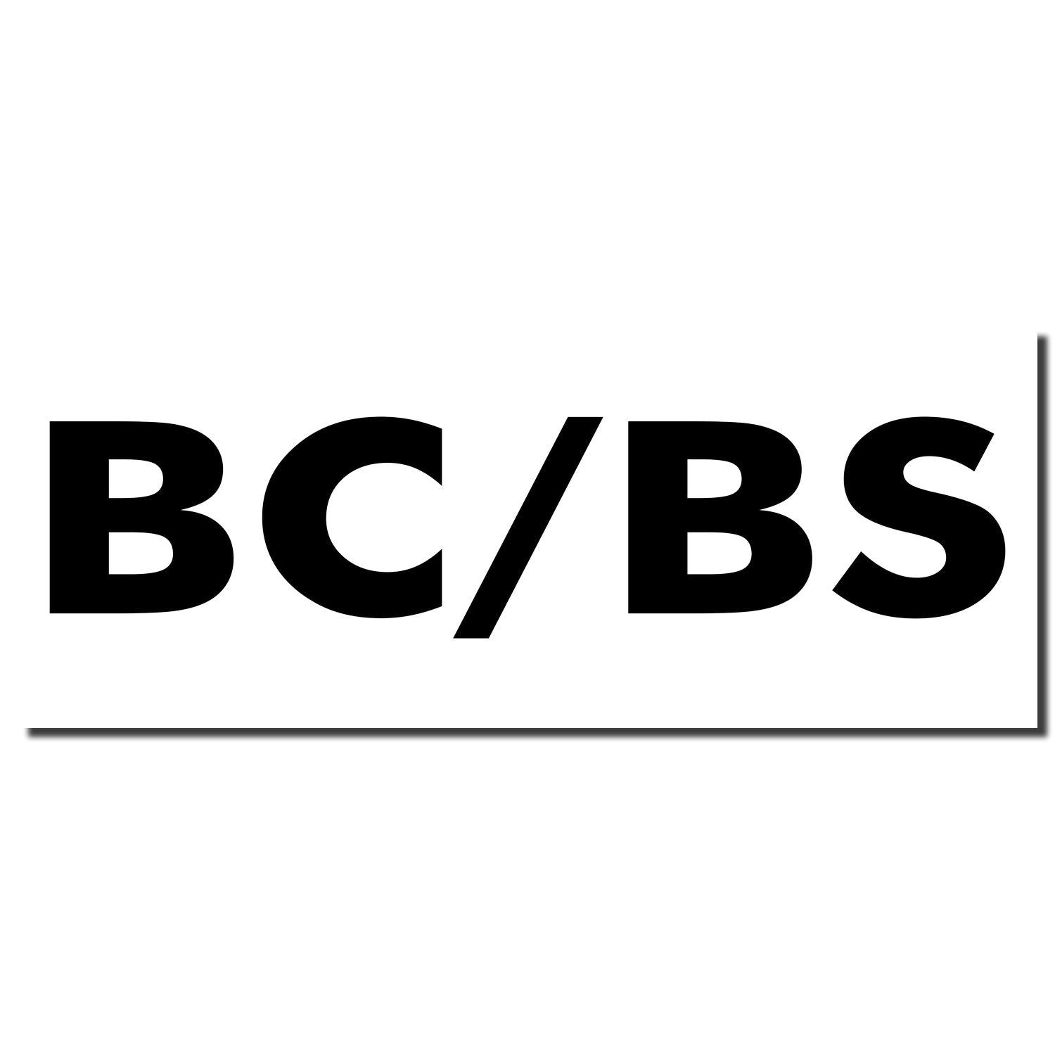 Blue Cross Blue Shield (BCBS) logo in bold black letters on a white background for health insurance branding.