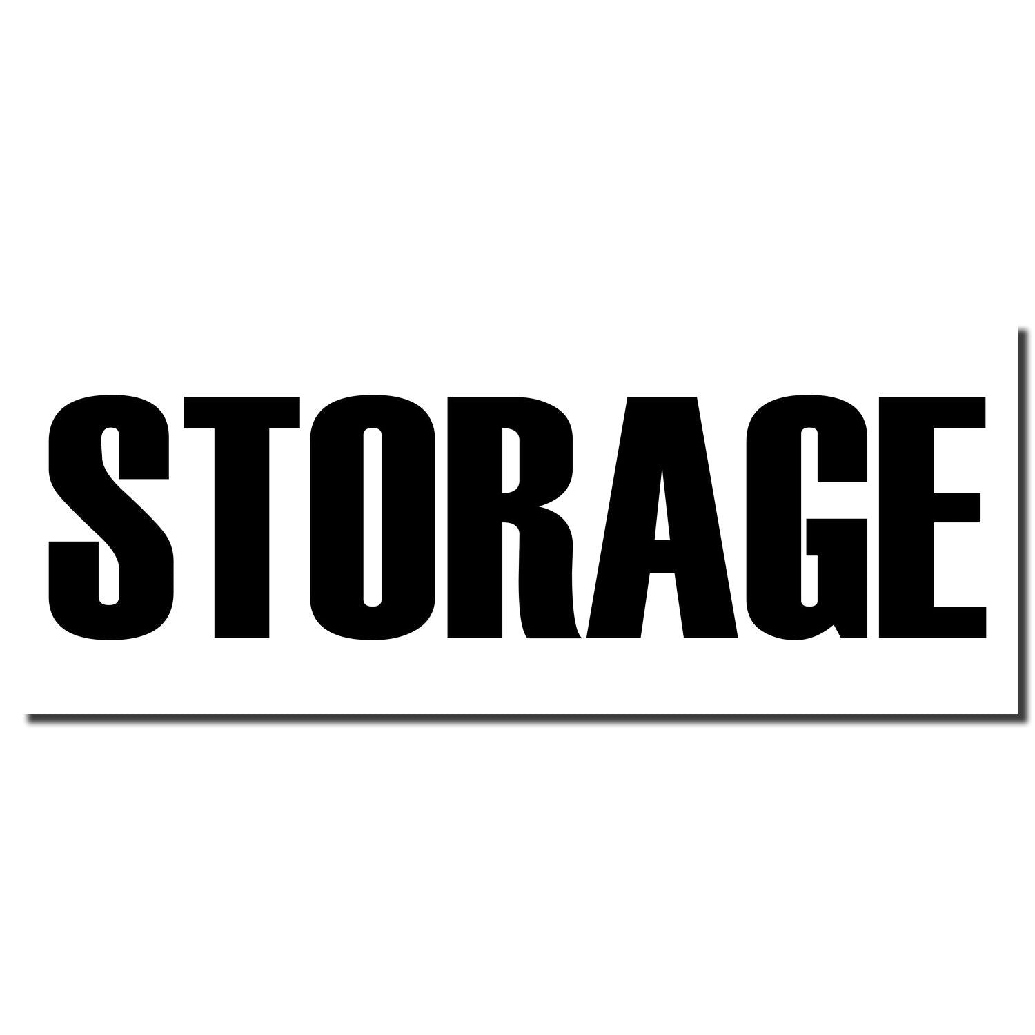 Bold Storage sign on white background, representing self-storage services and warehouse storage facilities.