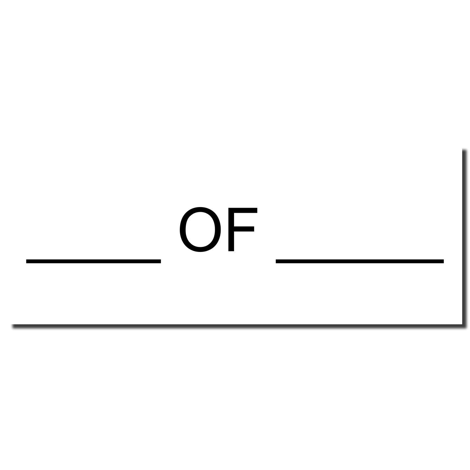 OF typographic logo on a white background with horizontal separator lines, used as part of a text phrase or header.
