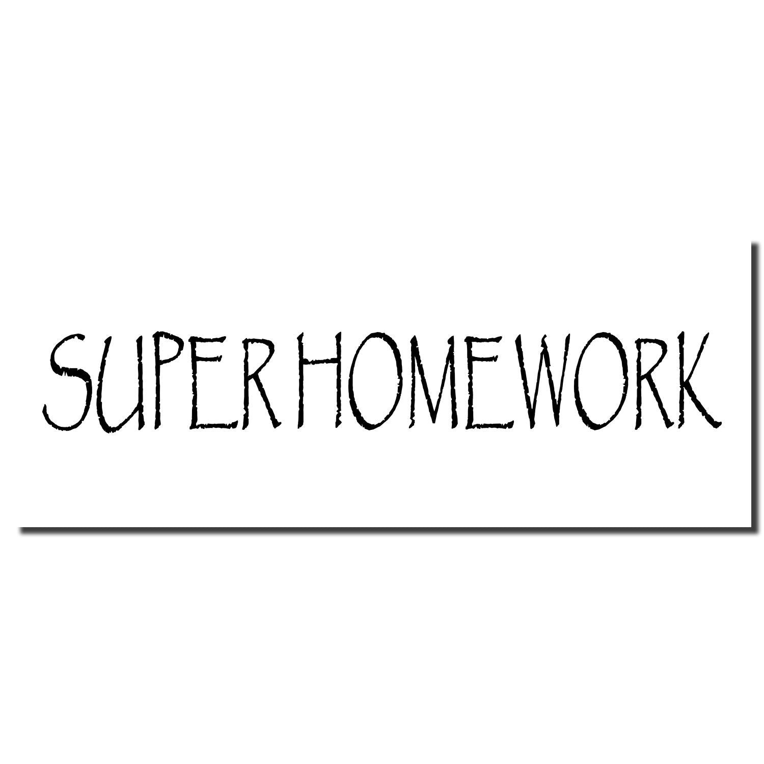 SUPRIHOMEWORK typographic logo on white background, branding for homework study resources and learning support