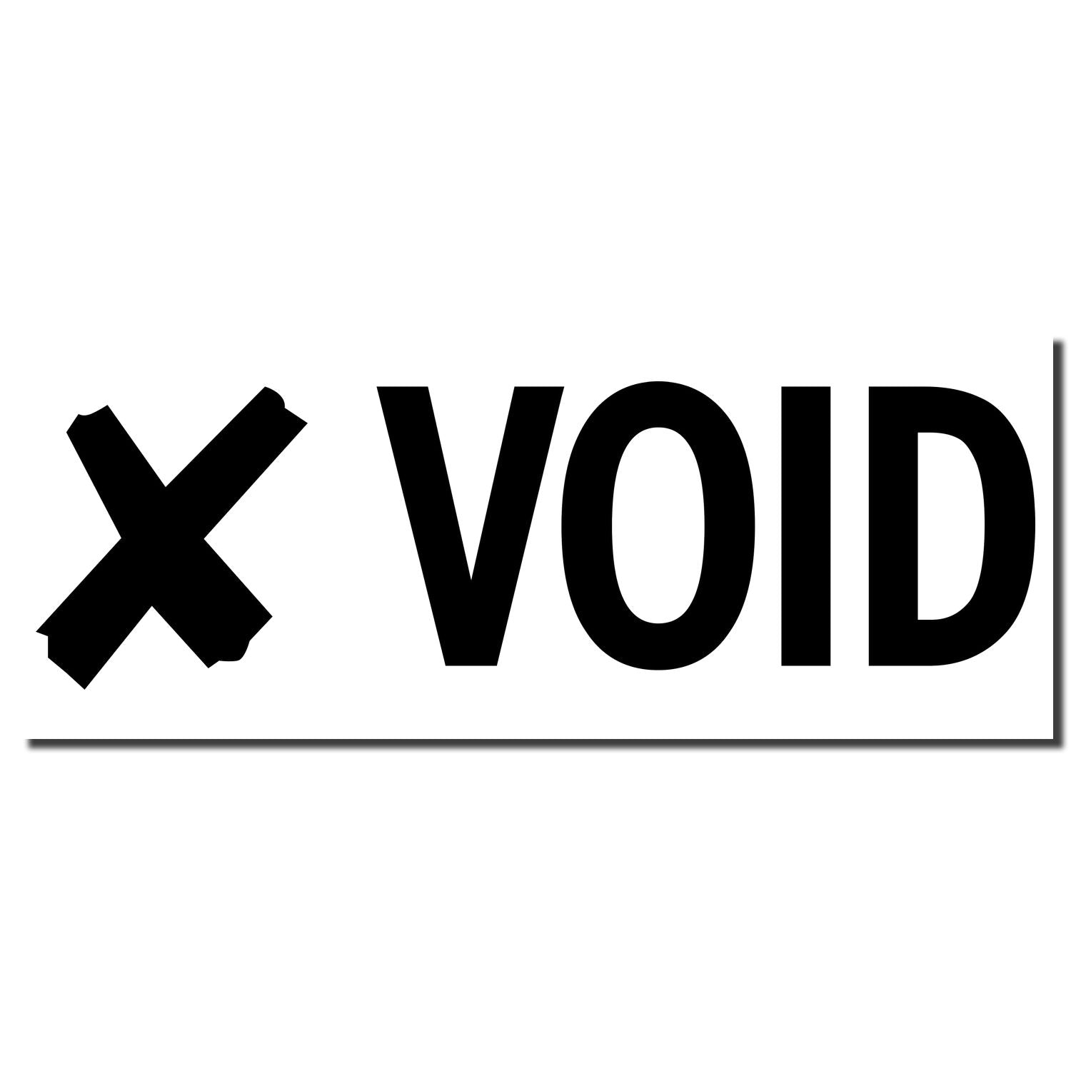 XVOID logo in bold black text on white background, used for brand identification and website header.