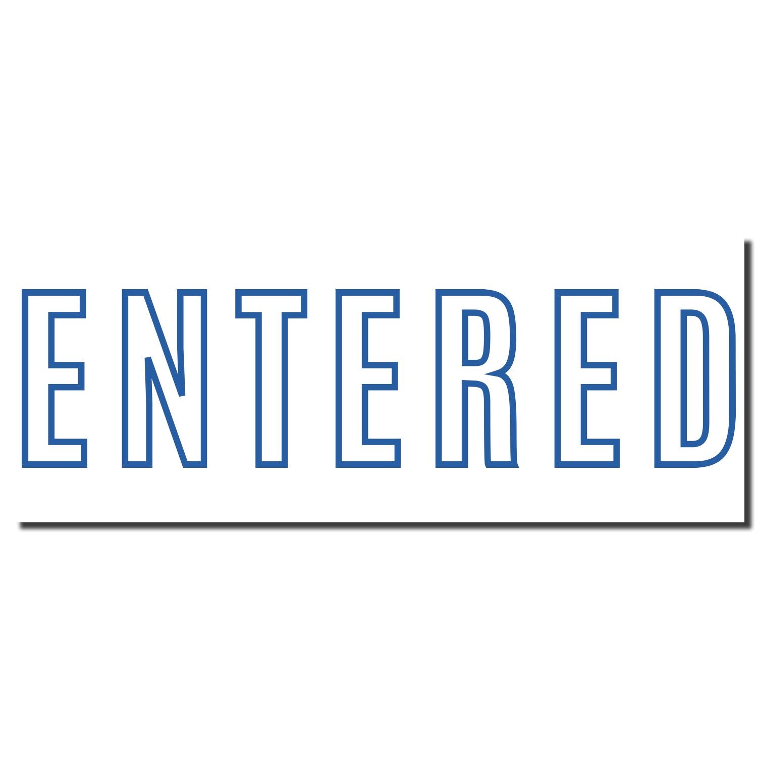 Blue ENTERED text stamp on white background, indicating a document has been filed or officially entered.