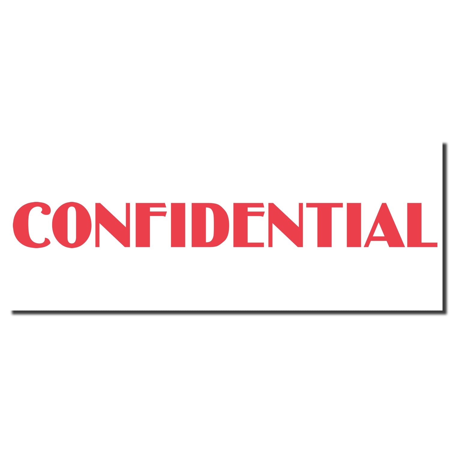 Confidential label on a white background, indicating sensitive documents and restricted access information.