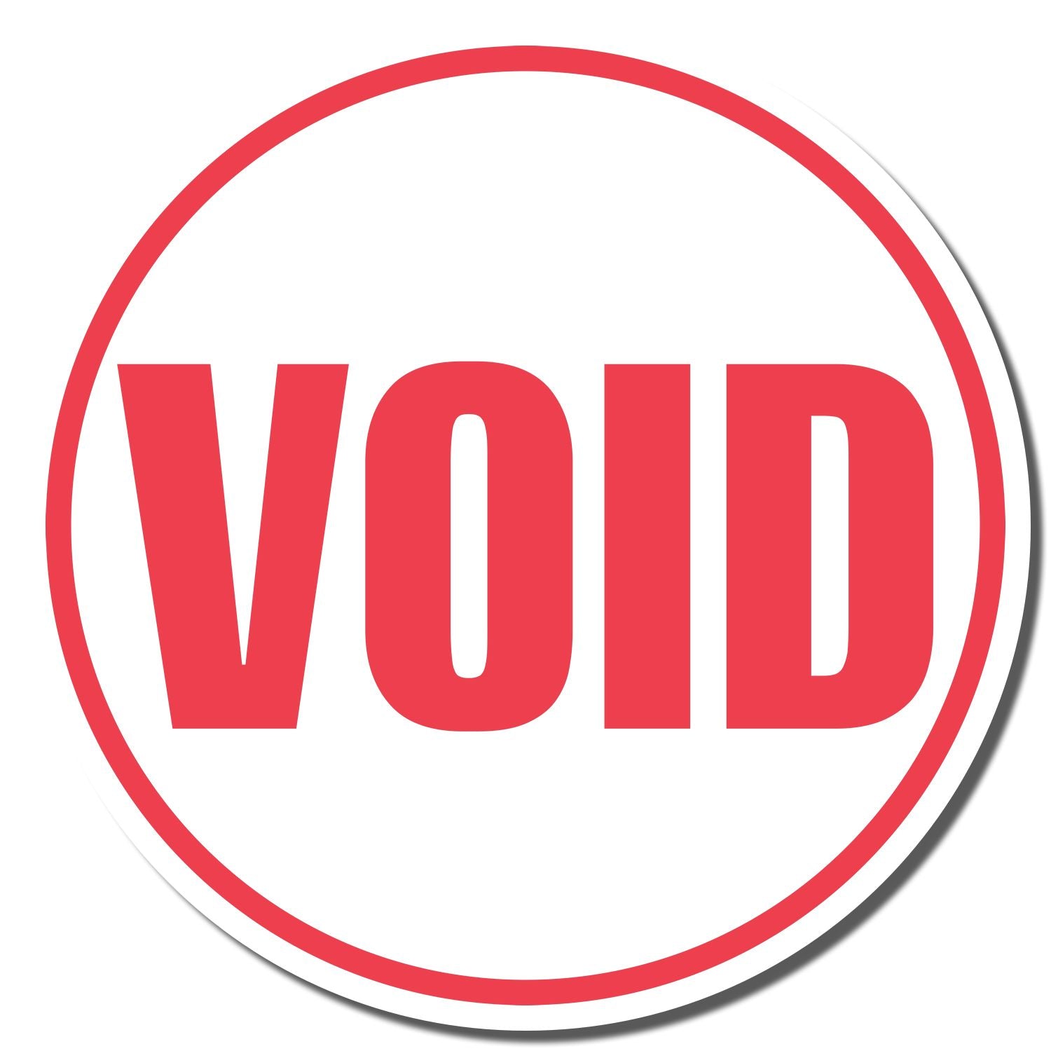 Enlarged Imprint for Round Void Xstamper Stamp