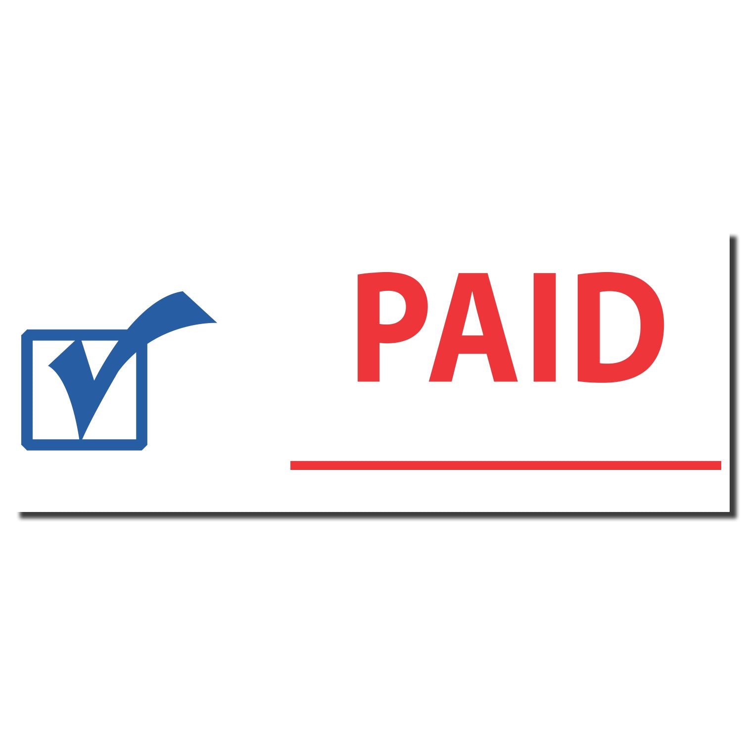 Enlarged Imprint for Two-color Paid Xstamper Stamp