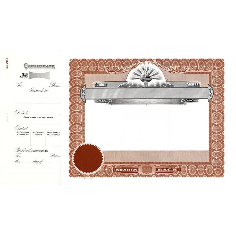 Goes 207 Stock Certificate Main Picture