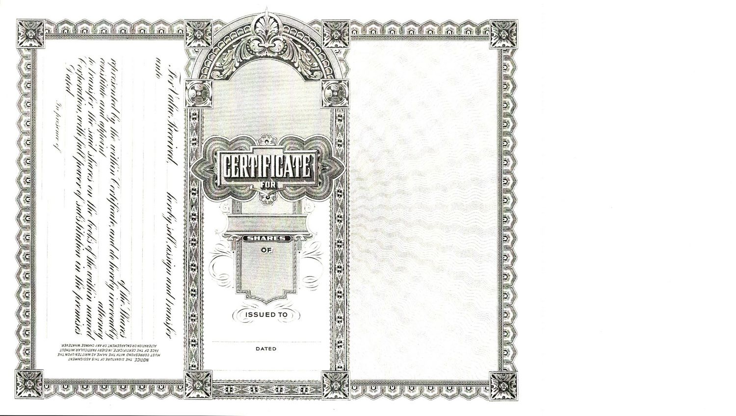 Goes 514 Stock Certificate