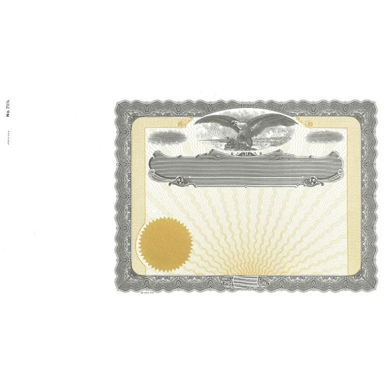 Goes 71 1/2 Stock Certificate Main Picture