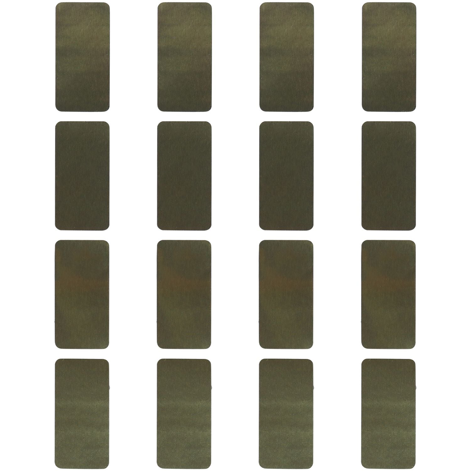 Gold Square Foil Seals Qty 40