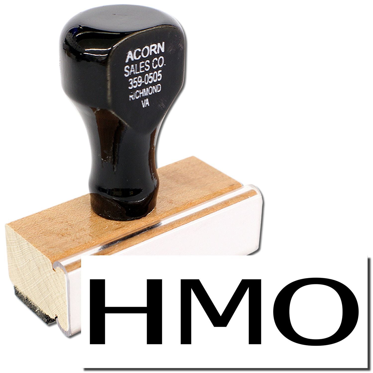 Acorn Sales Co. golf driver head for club replacement, featuring black finish and printed contact info on product photo with HM0 branding.