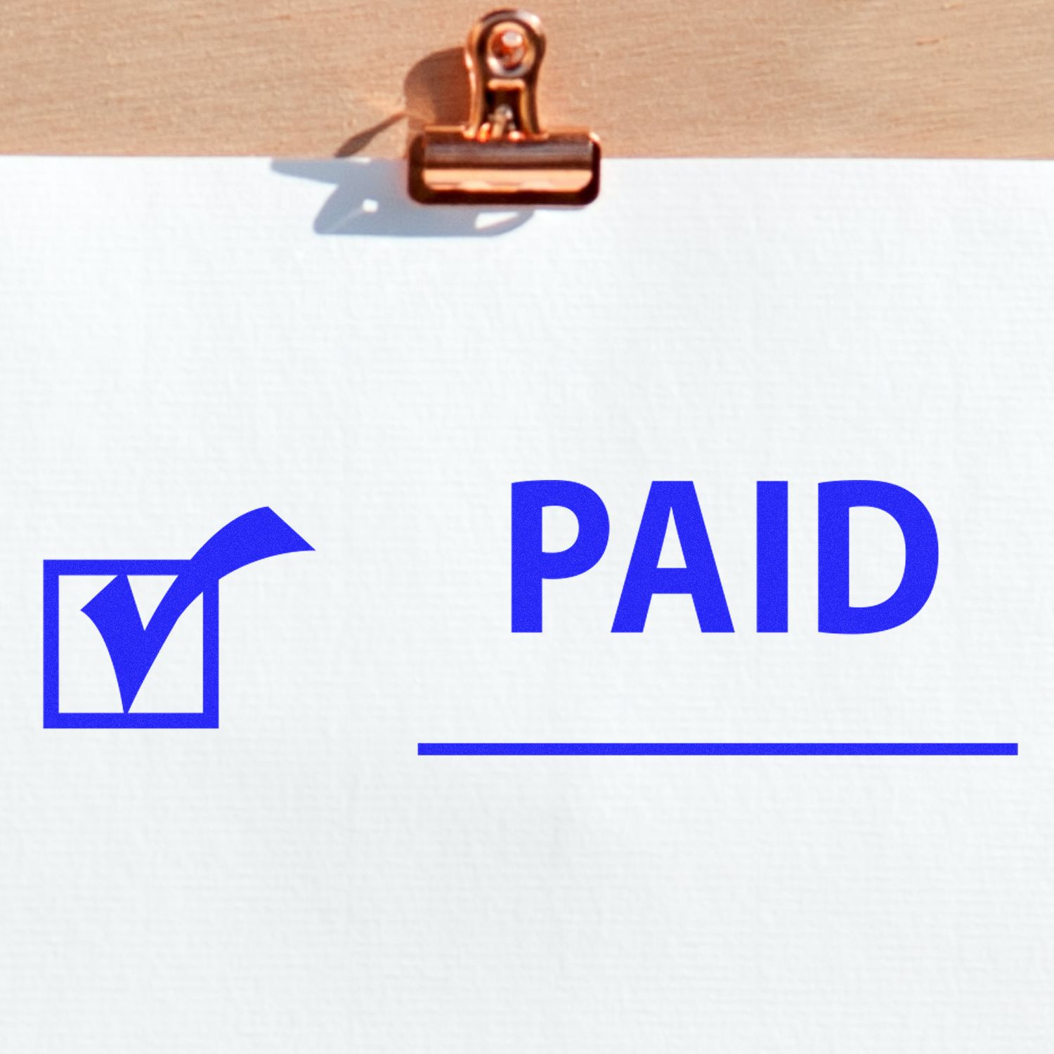 KYPAID logo with document paper clip icon on white background, promoting paid benefits processing in Kentucky