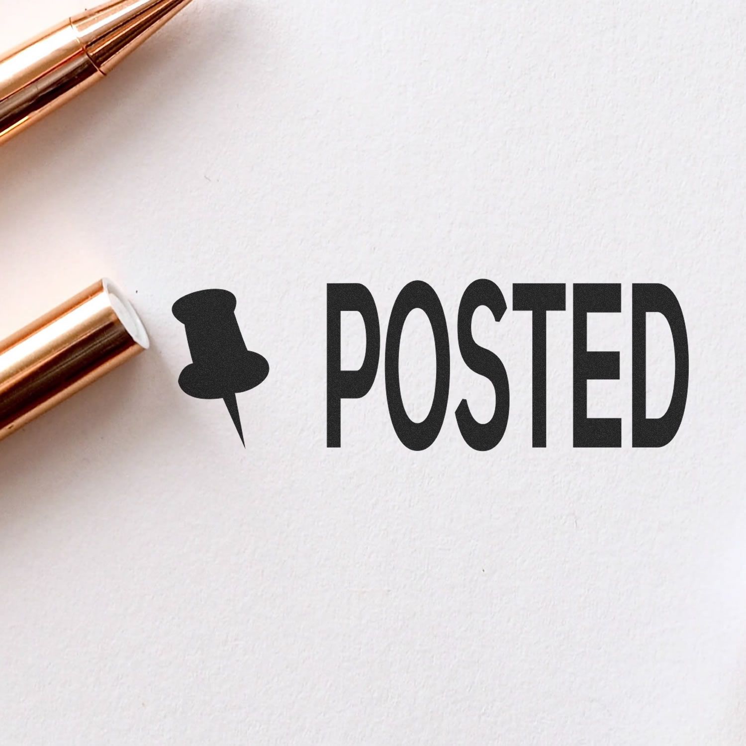 Posted content pinned with a thumbtack icon and the word POSTED, indicating publication or update status.