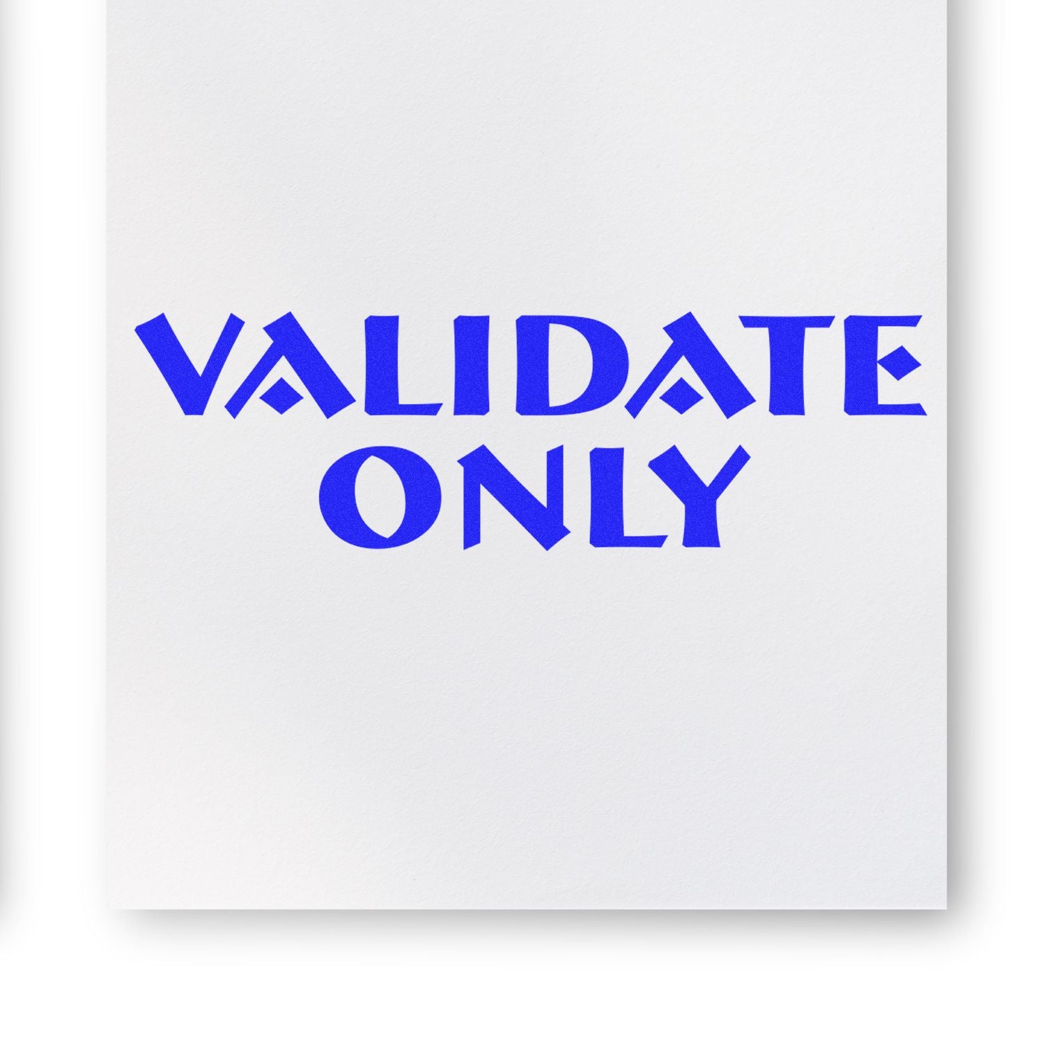 Validate online logo text in blue on white background for website form verification and online validation CTA.