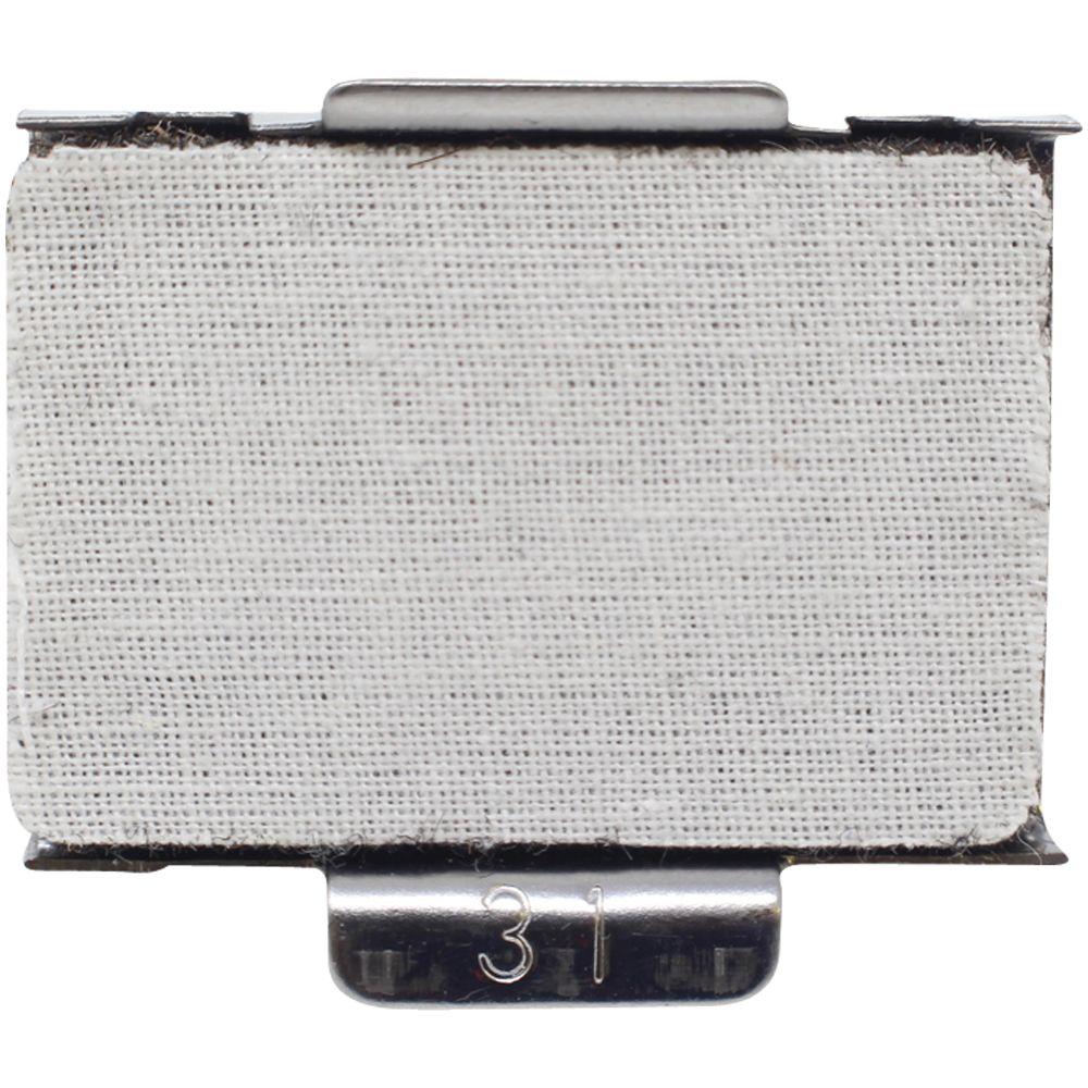 White fabric-covered metal electrical coil component labeled 31, close-up industrial part on a white background.