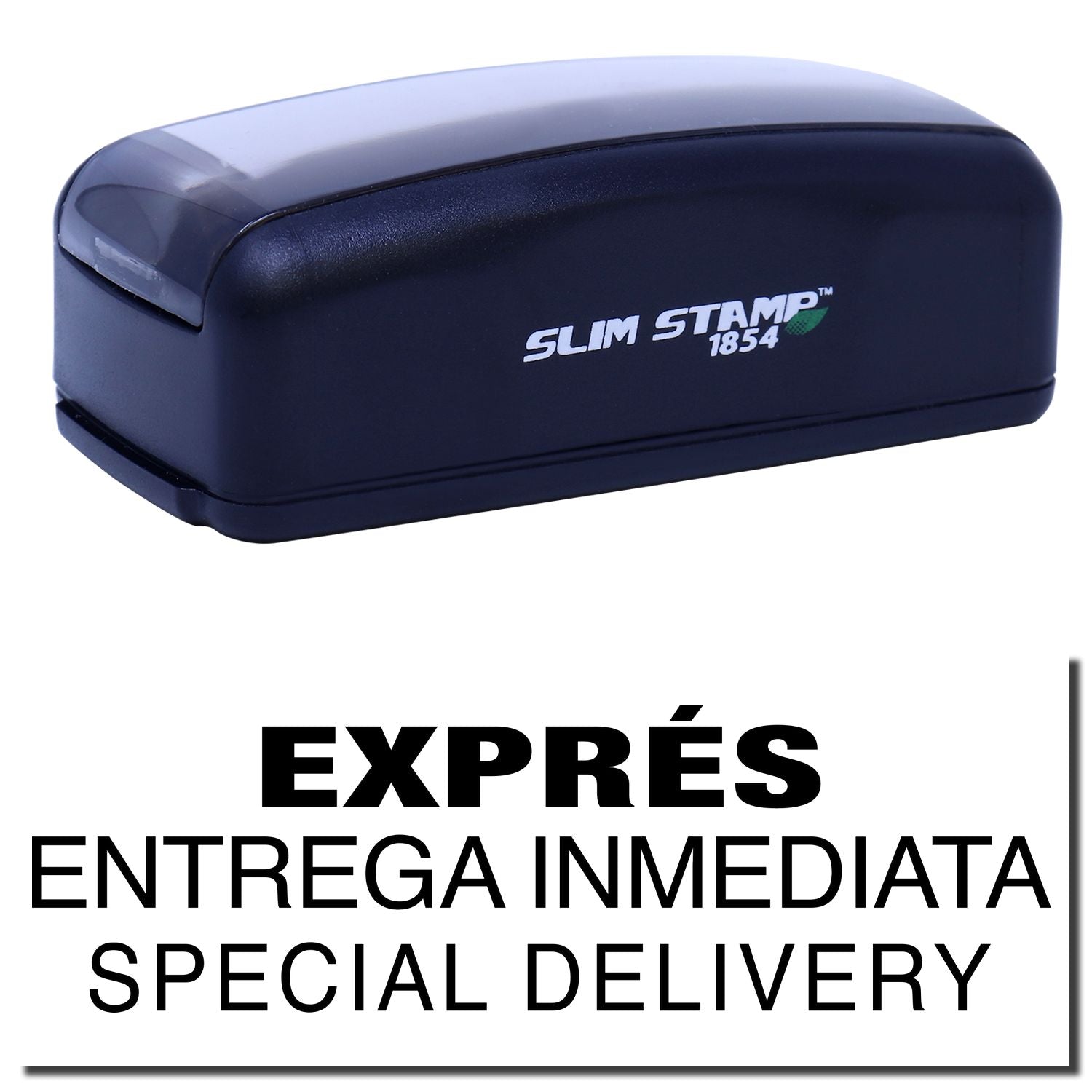 Slim Stamp 1854 self-inking stamp for address or document marking, with Express immediate delivery special.