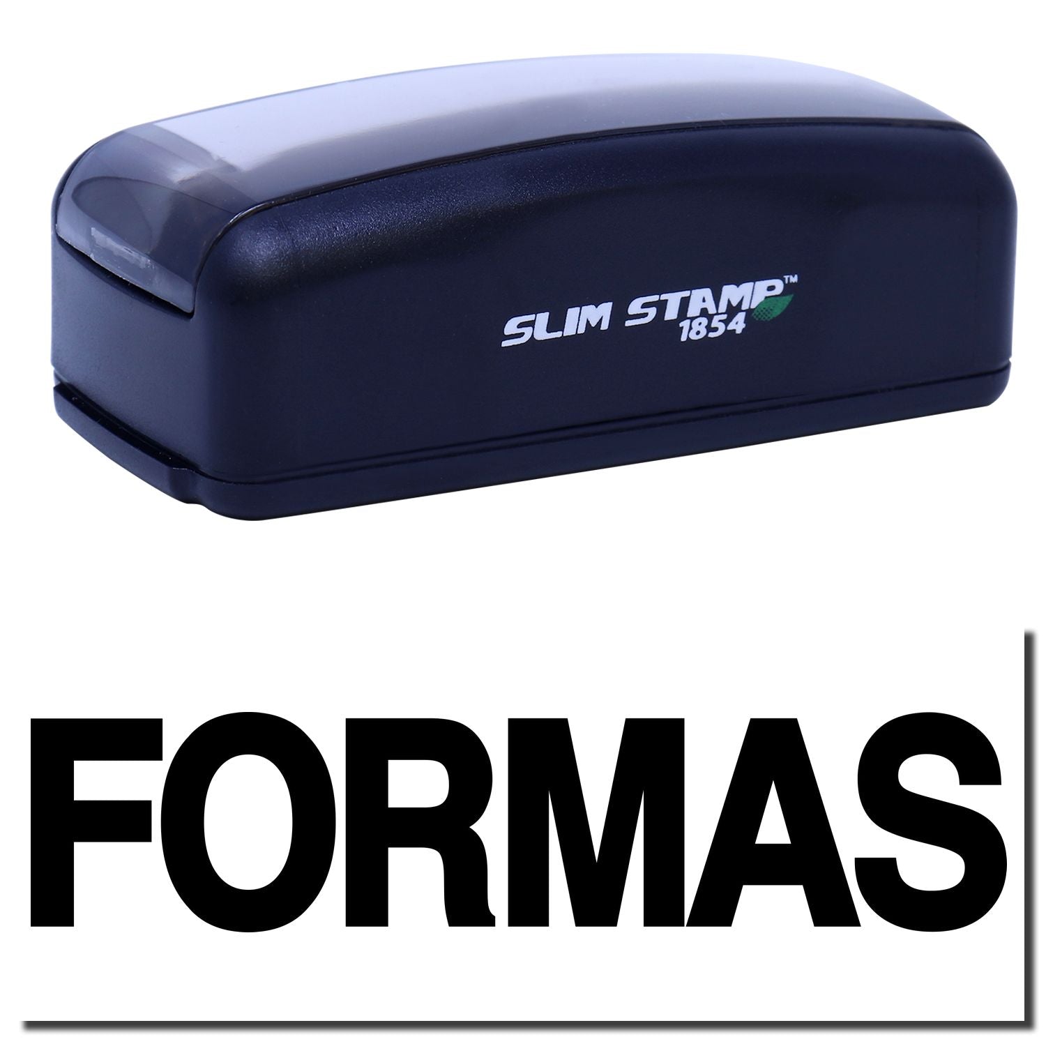 Slim Stamp 1854 ink stamp product imagenavy stamp branding by FORMA'S for custom imprinting